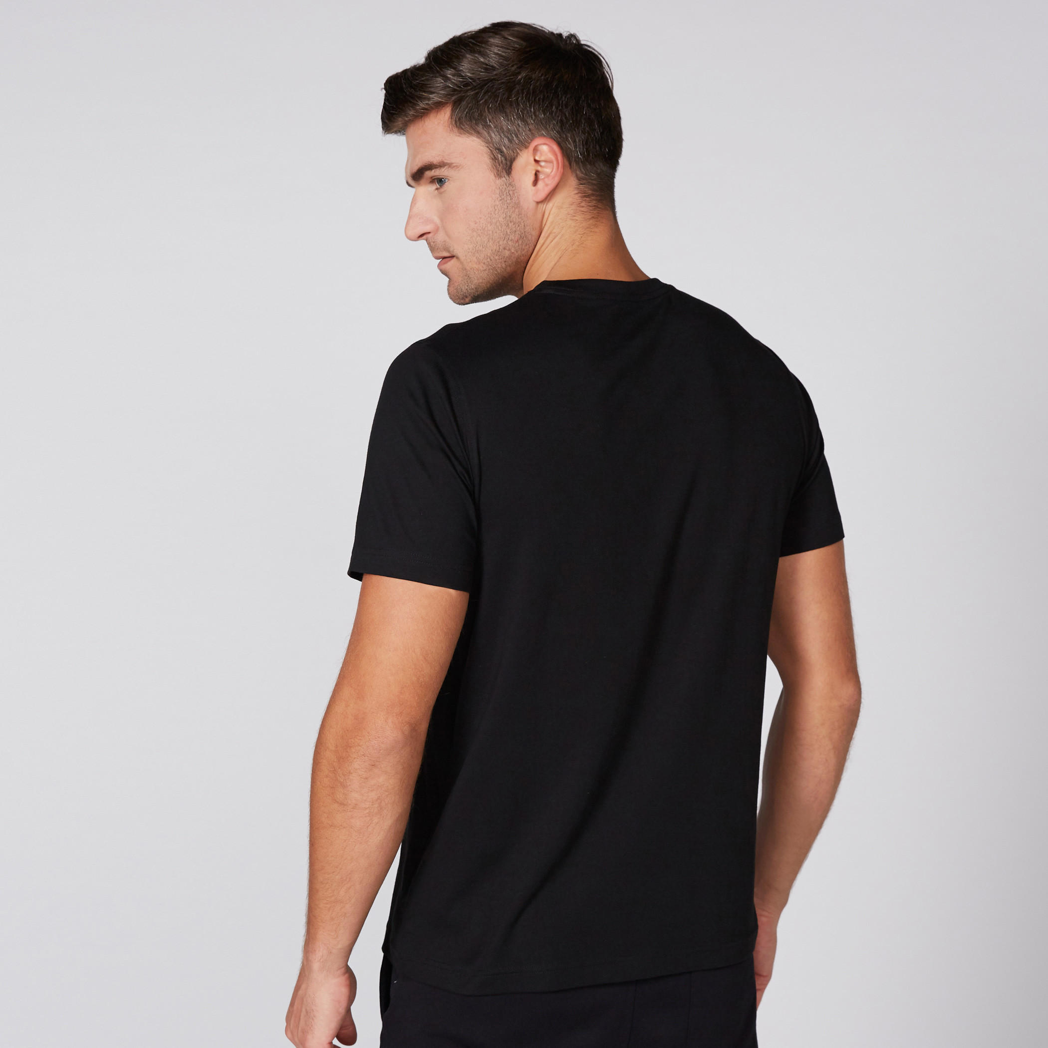 Printed T-Shirt with Round Neck and Short Sleeves-men-clothing-tshirtsandpolos-tshirts-image-4