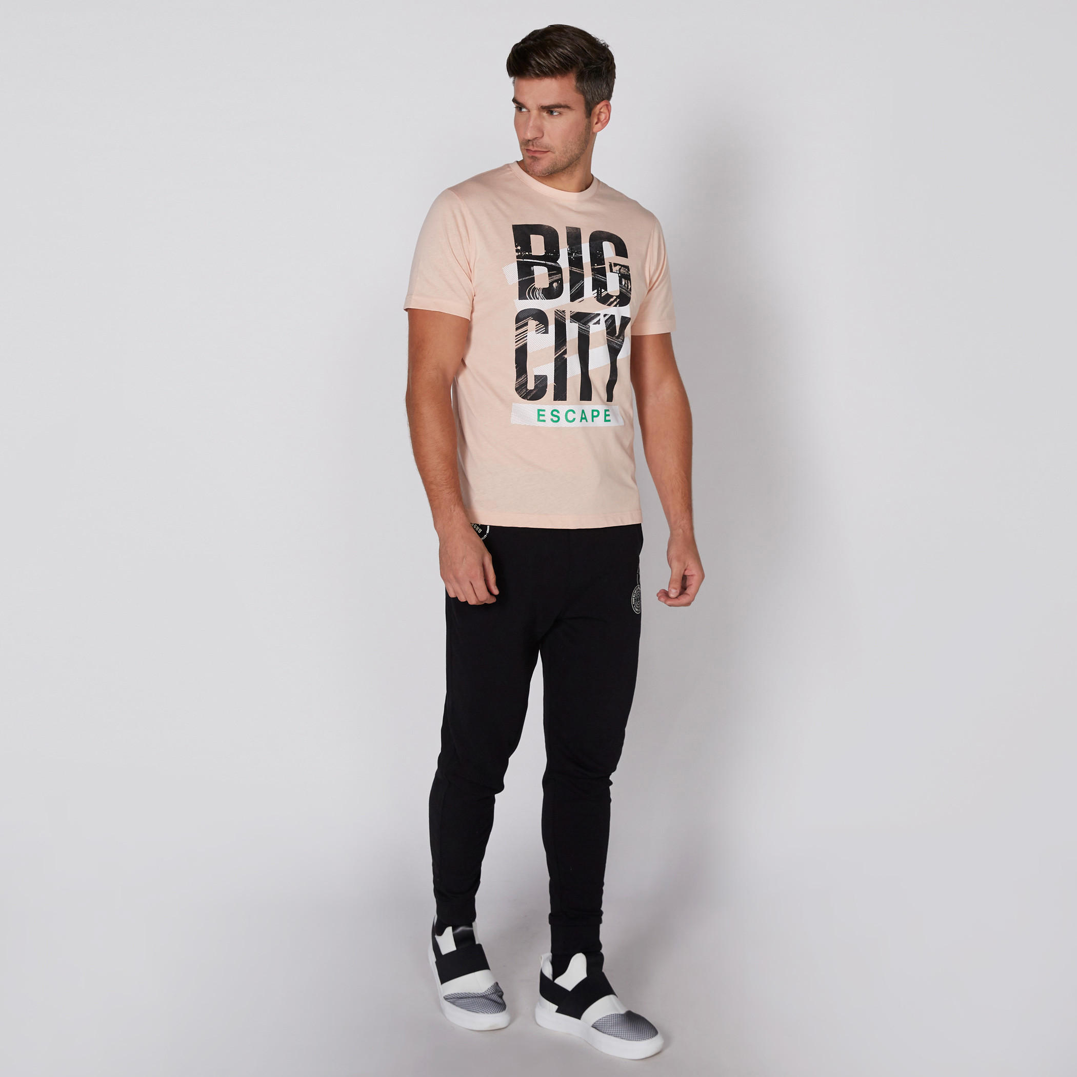 Printed T-Shirt with Round Neck and Short Sleeves-men-clothing-tshirtsandpolos-tshirts-image-2