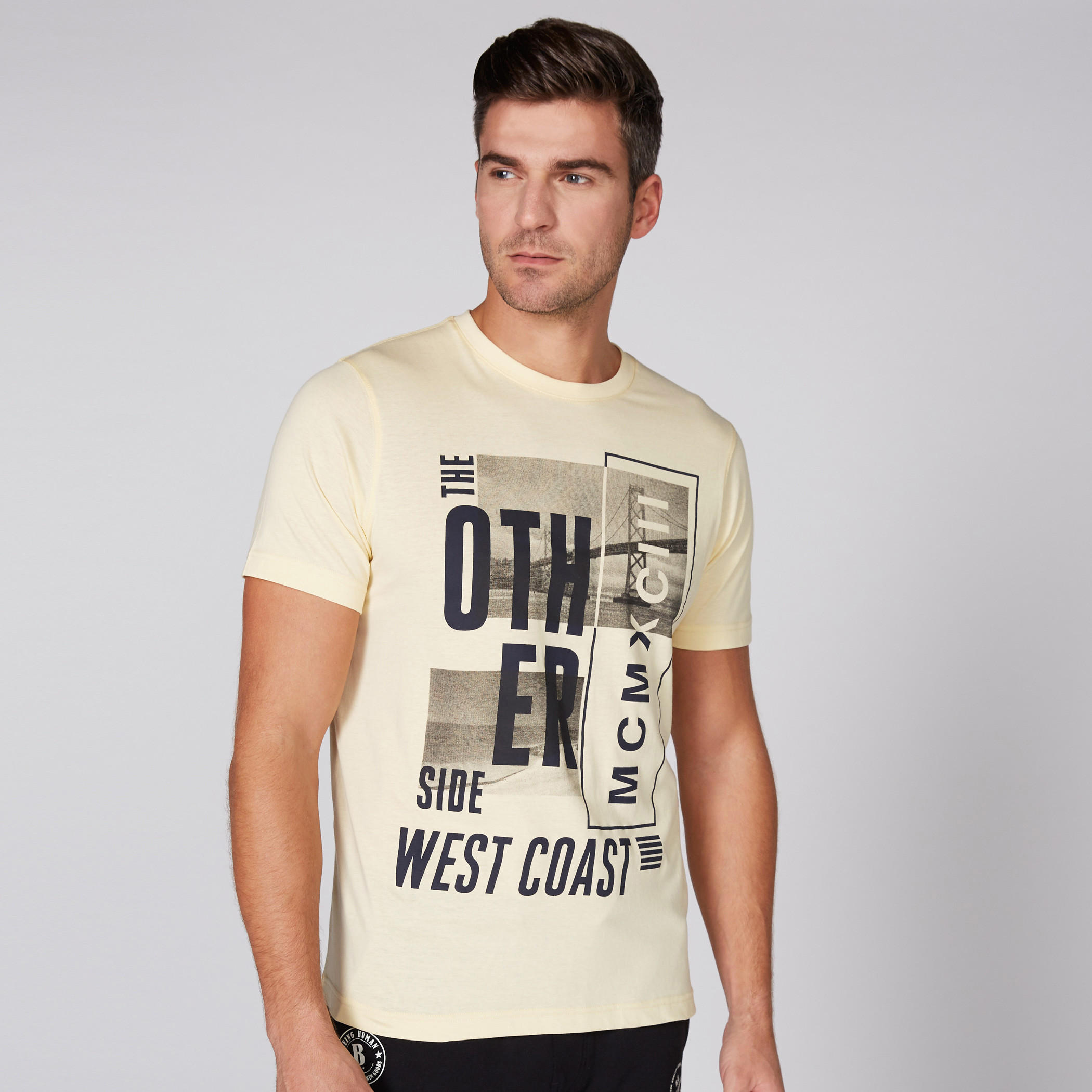 Printed T-Shirt with Round Neck and Short Sleeves-men-clothing-tshirtsandpolos-tshirts-image-1