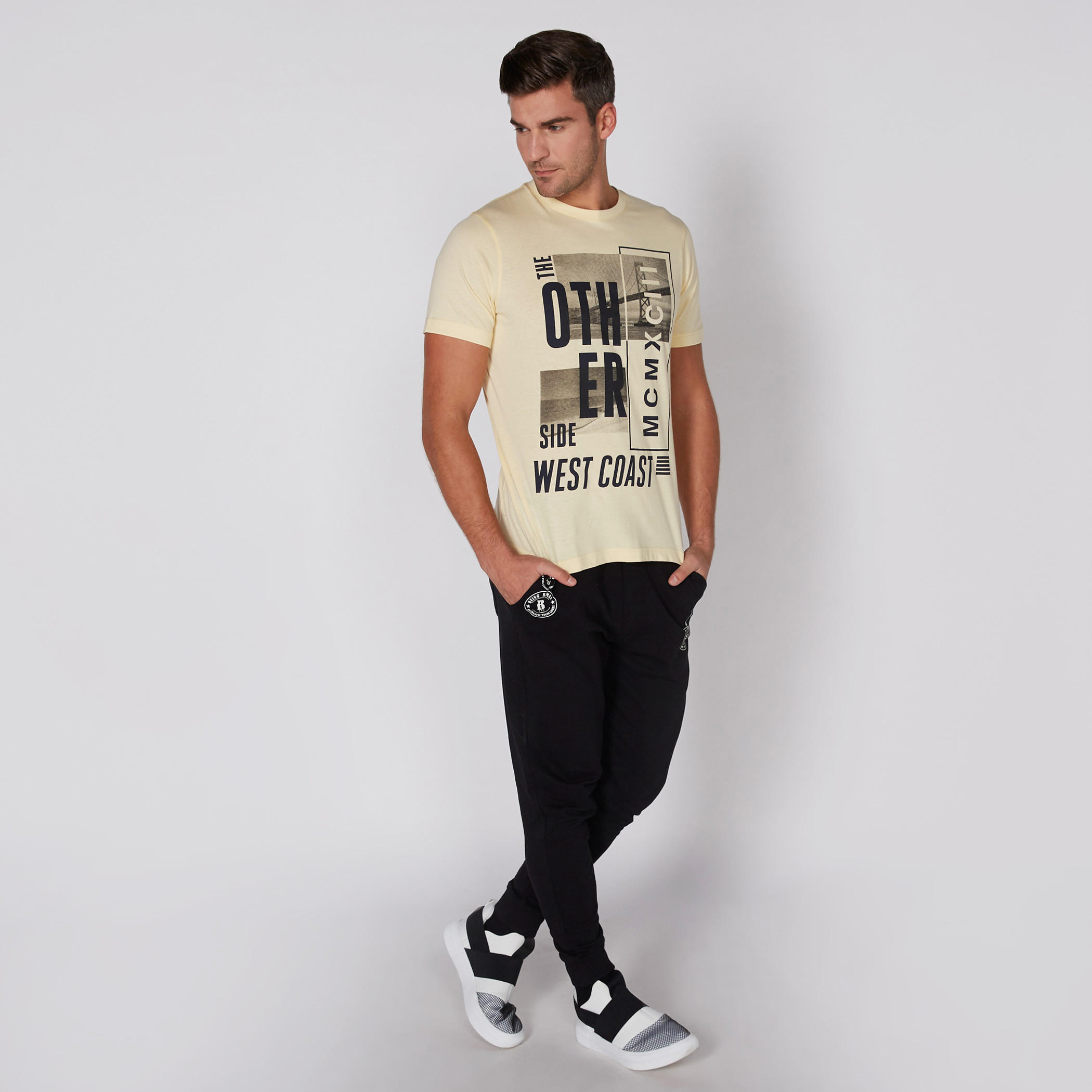 Printed T-Shirt with Round Neck and Short Sleeves-men-clothing-tshirtsandpolos-tshirts-image-2