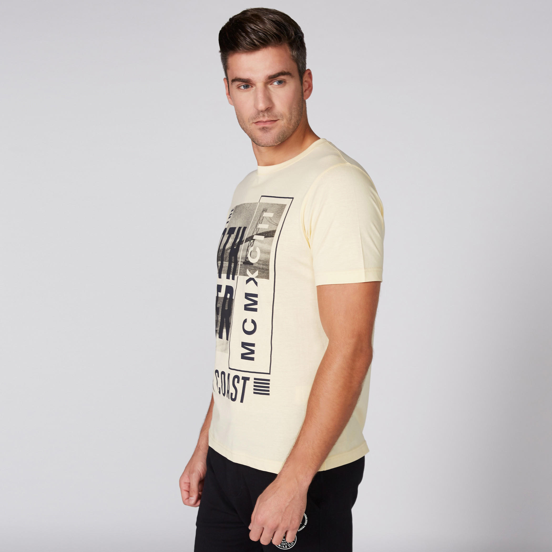 Printed T-Shirt with Round Neck and Short Sleeves-men-clothing-tshirtsandpolos-tshirts-image-3