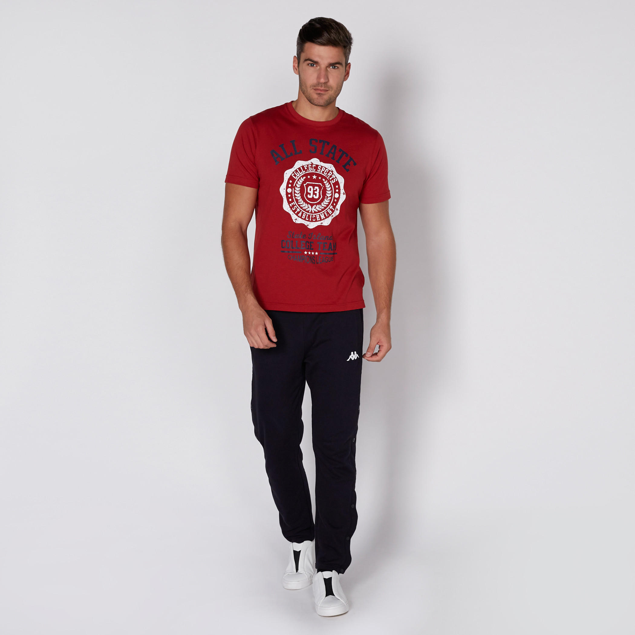تيشيرت بياقة مستديرة وأكمام قصيرة مع طبعات-men-clothing-tshirtsandpolos-tshirts-image-2
