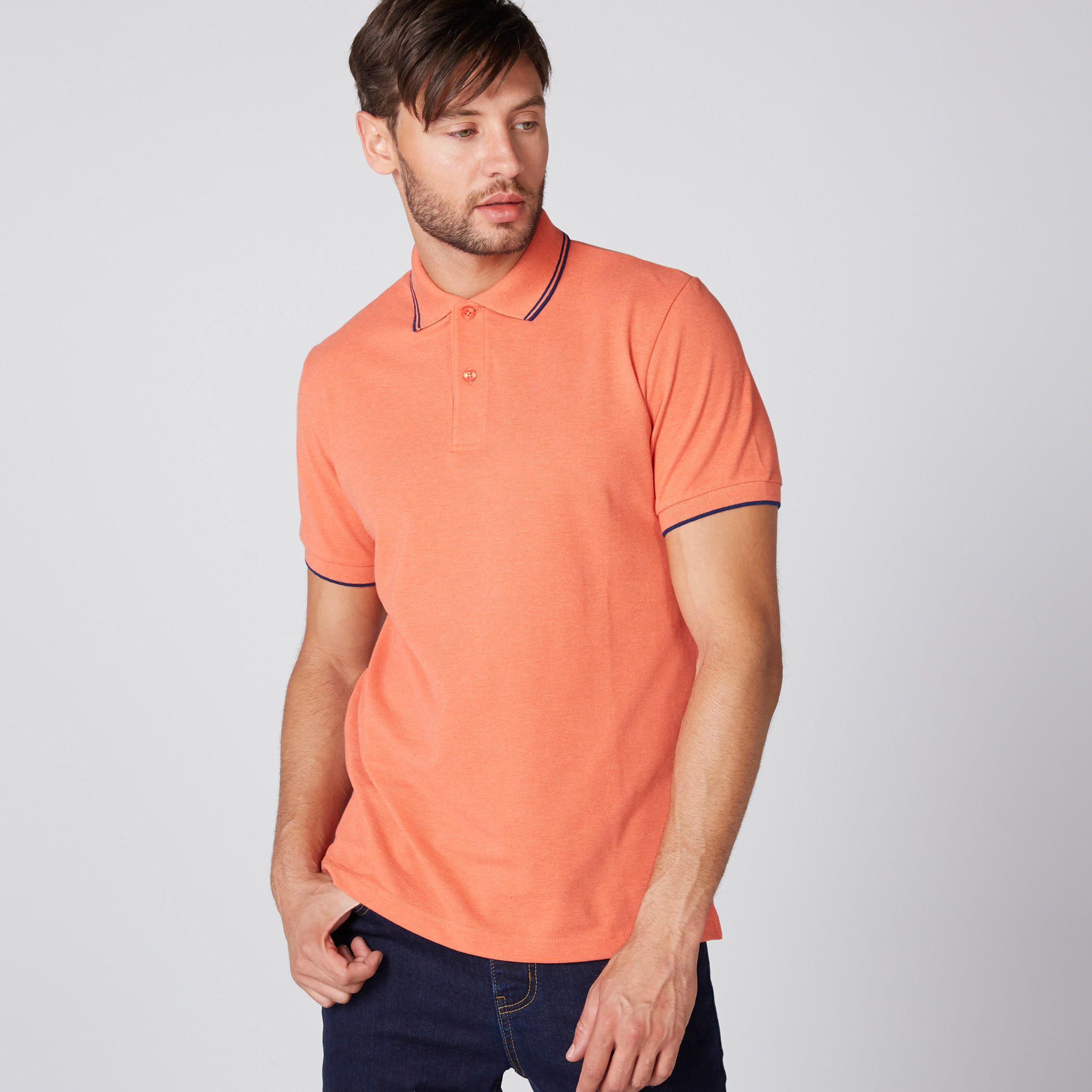تيشيرت بياقة بولو وأكمام قصيرة-men-clothing-tshirtsandpolos-polos-image-2
