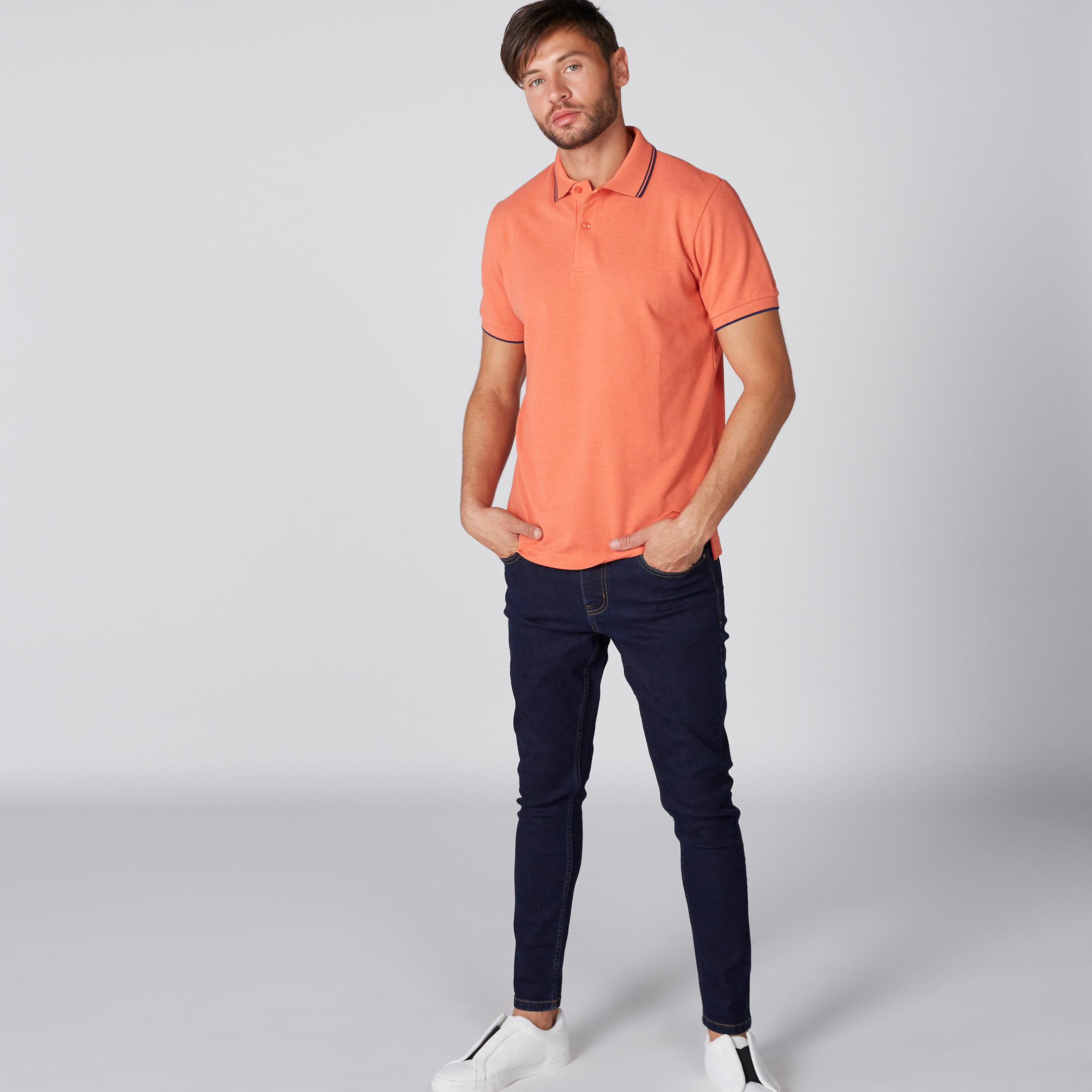 تيشيرت بياقة بولو وأكمام قصيرة-men-clothing-tshirtsandpolos-polos-image-3