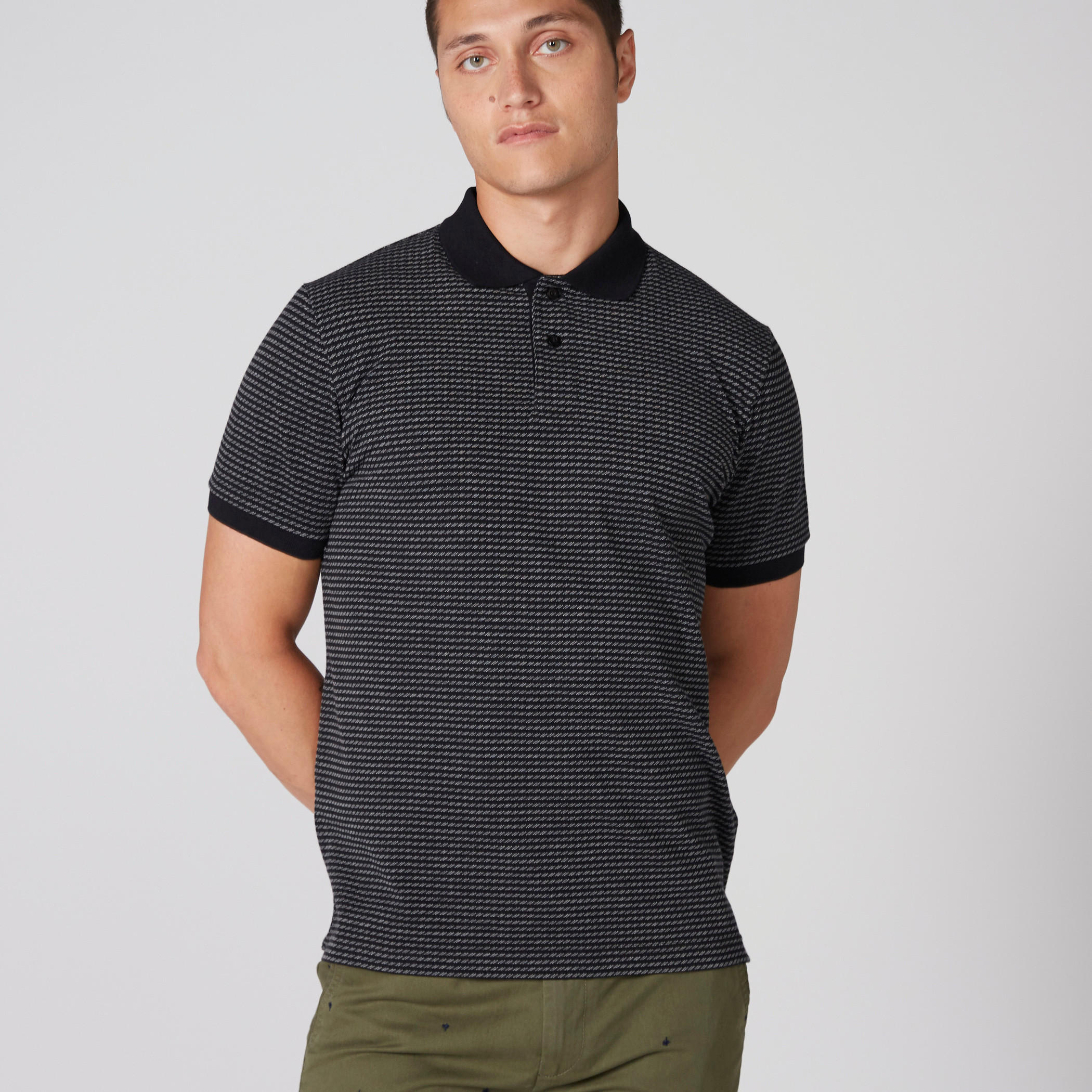 تيشيرت مقلّم بياقة بولو وأكمام قصيرة-men-clothing-tshirtsandpolos-polos-image-3
