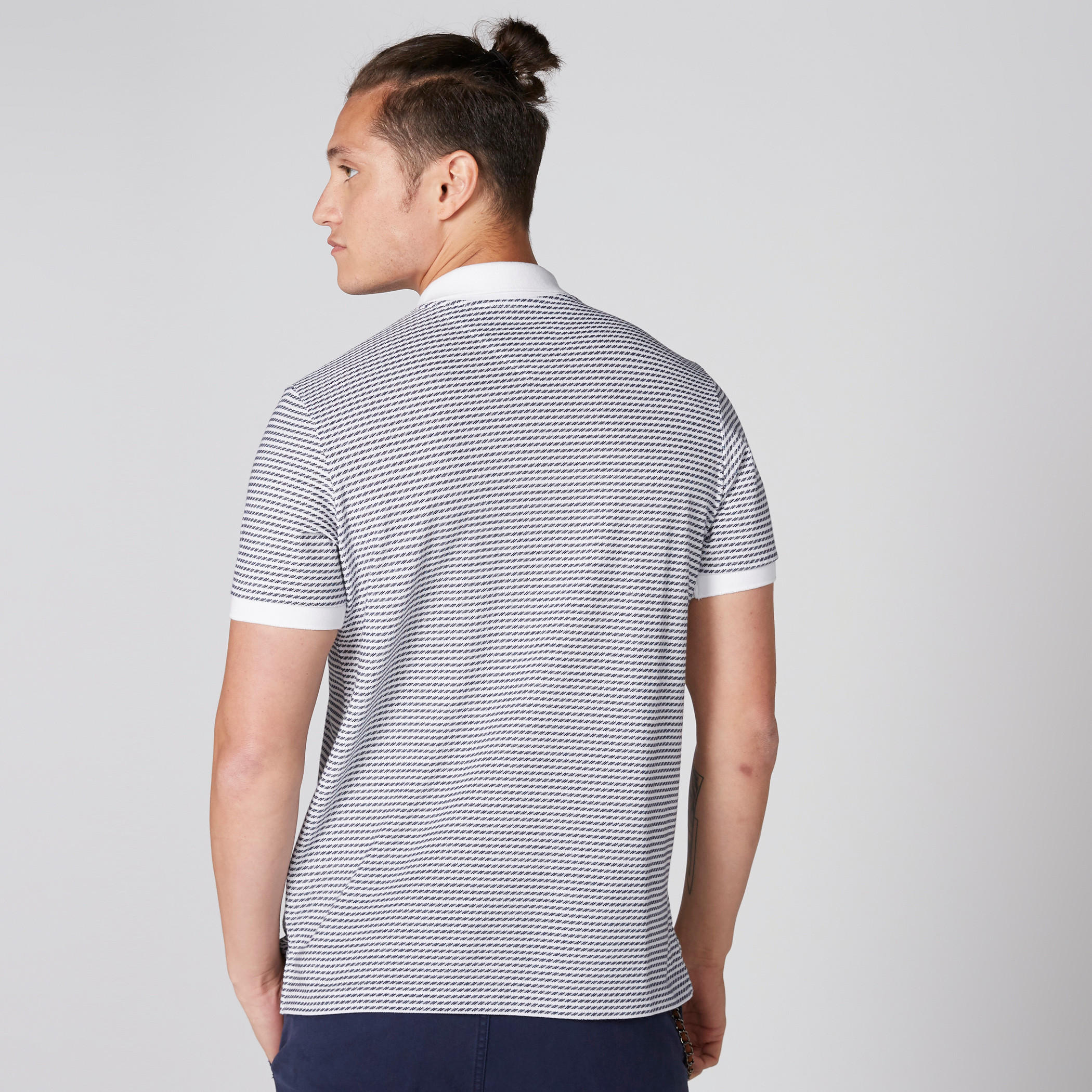 Printed T-Shirt with Polo Neck and Short Sleeves-men-clothing-tshirtsandpolos-polos-image-2