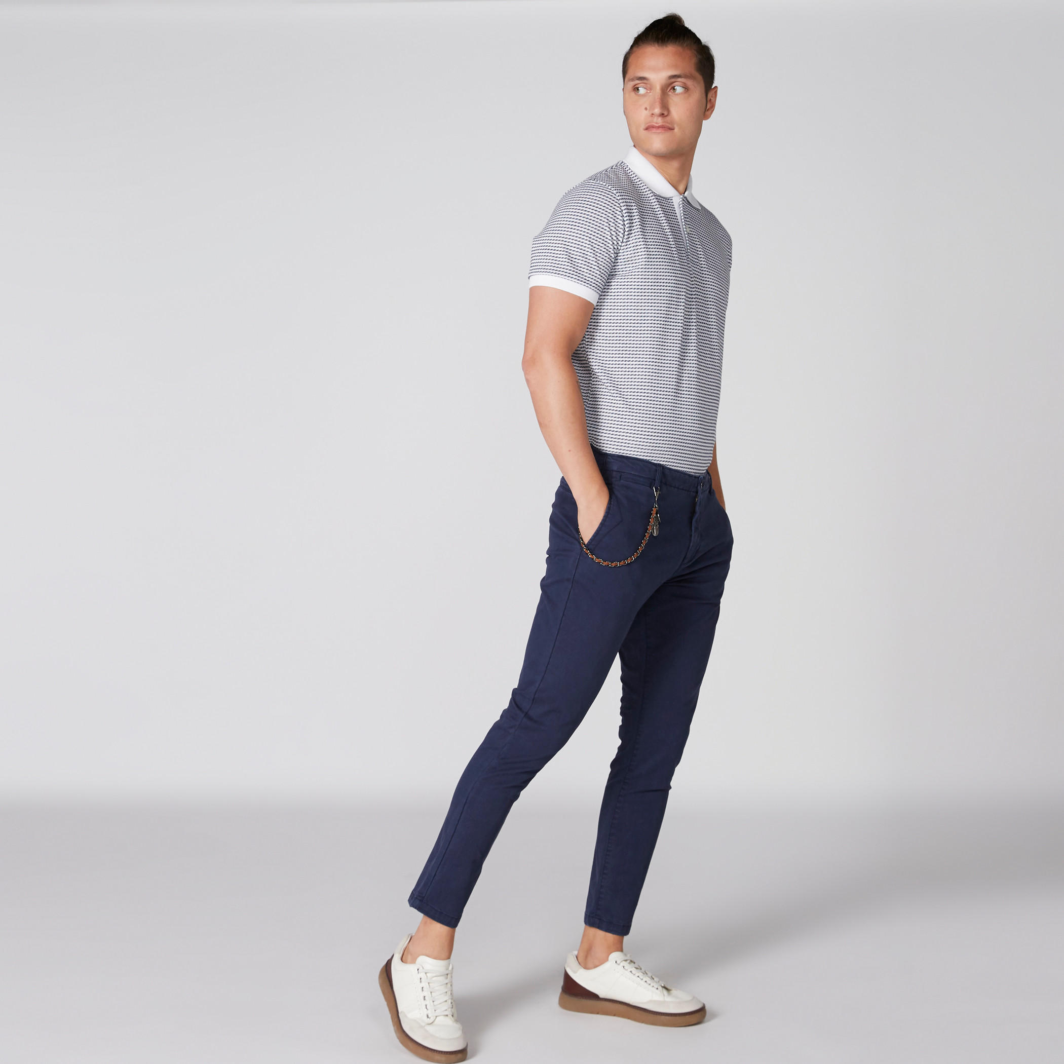 Printed T-Shirt with Polo Neck and Short Sleeves-men-clothing-tshirtsandpolos-polos-image-3