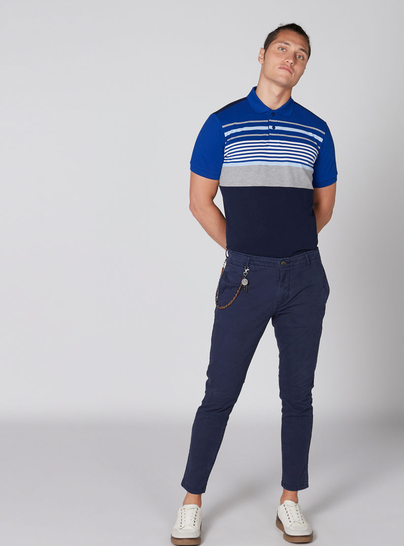 تيشيرت مقلّم بياقة بولو وأكمام قصيرة-men-clothing-tshirtsandpolos-polos-image-3
