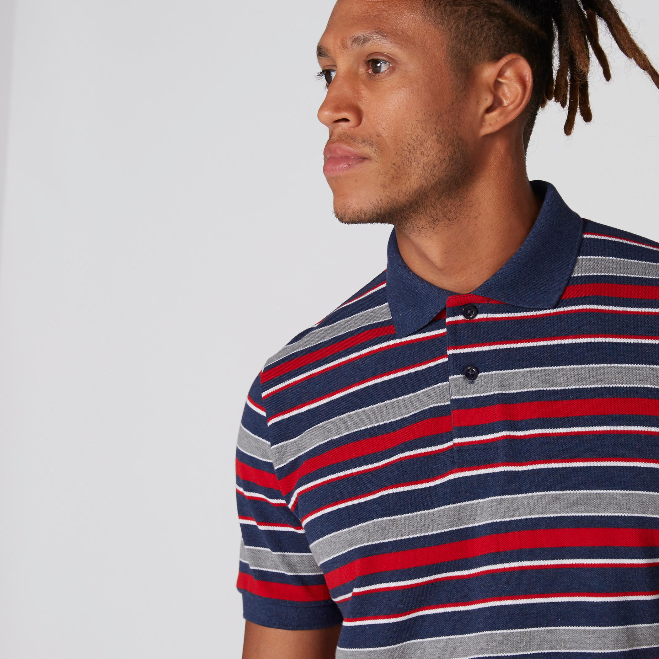 تيشيرت مقلّم بياقة بولو وأكمام قصيرة-men-clothing-tshirtsandpolos-polos-image-4