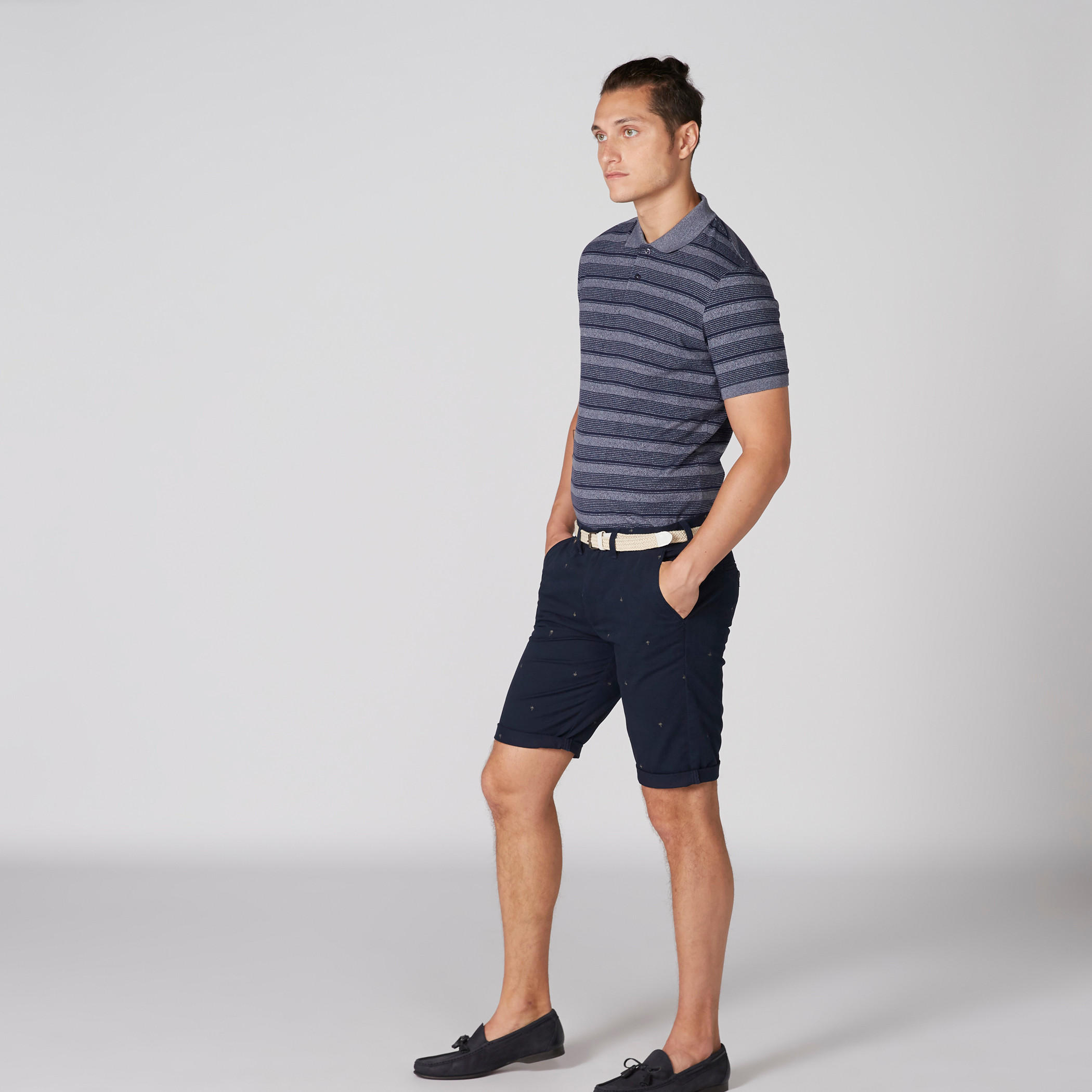 تيشيرت مقلّم بياقة بولو وأكمام قصيرة-men-clothing-tshirtsandpolos-polos-image-3