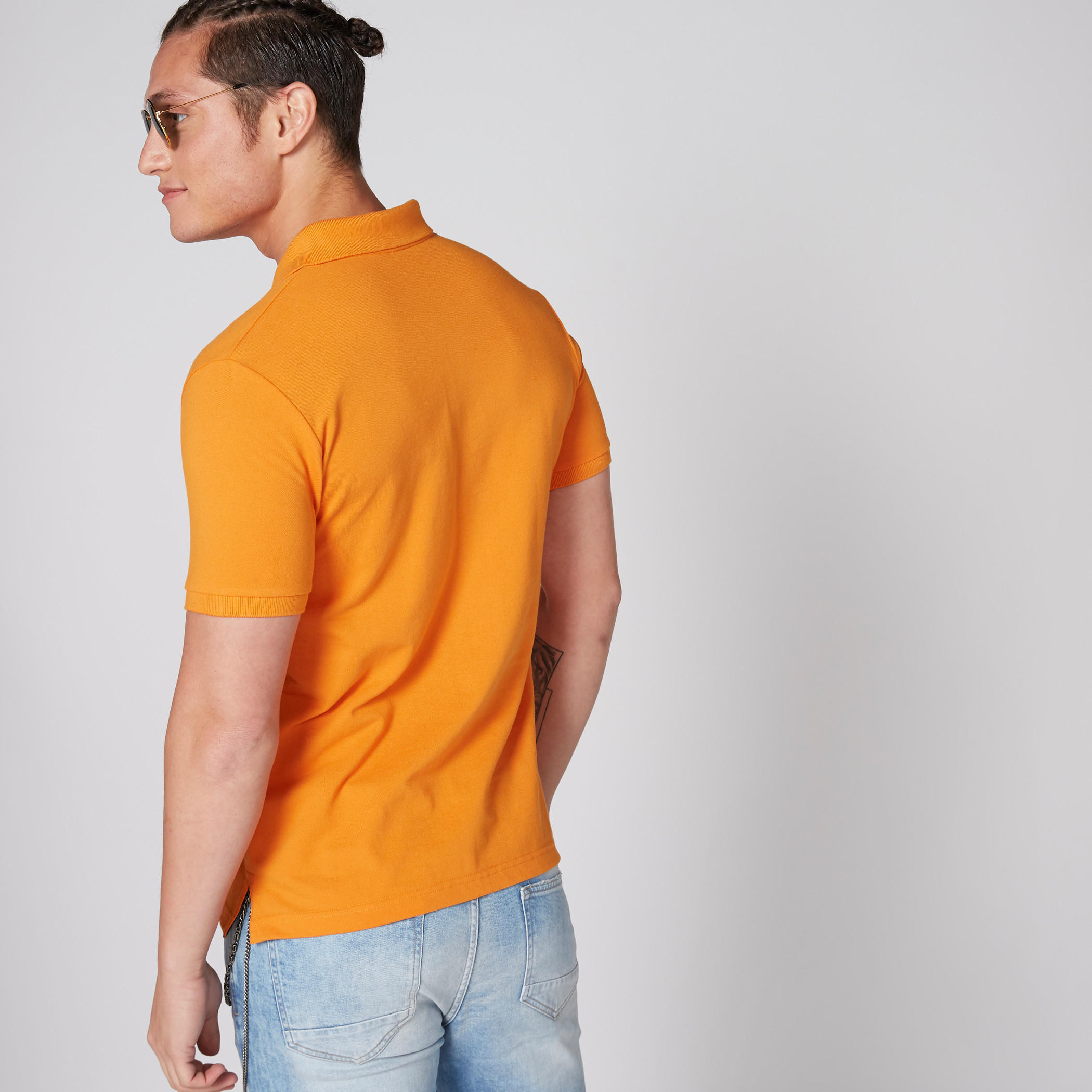 تيشيرت مطرّز بياقة بولو وأكمام قصيرة-men-clothing-tshirtsandpolos-polos-image-2