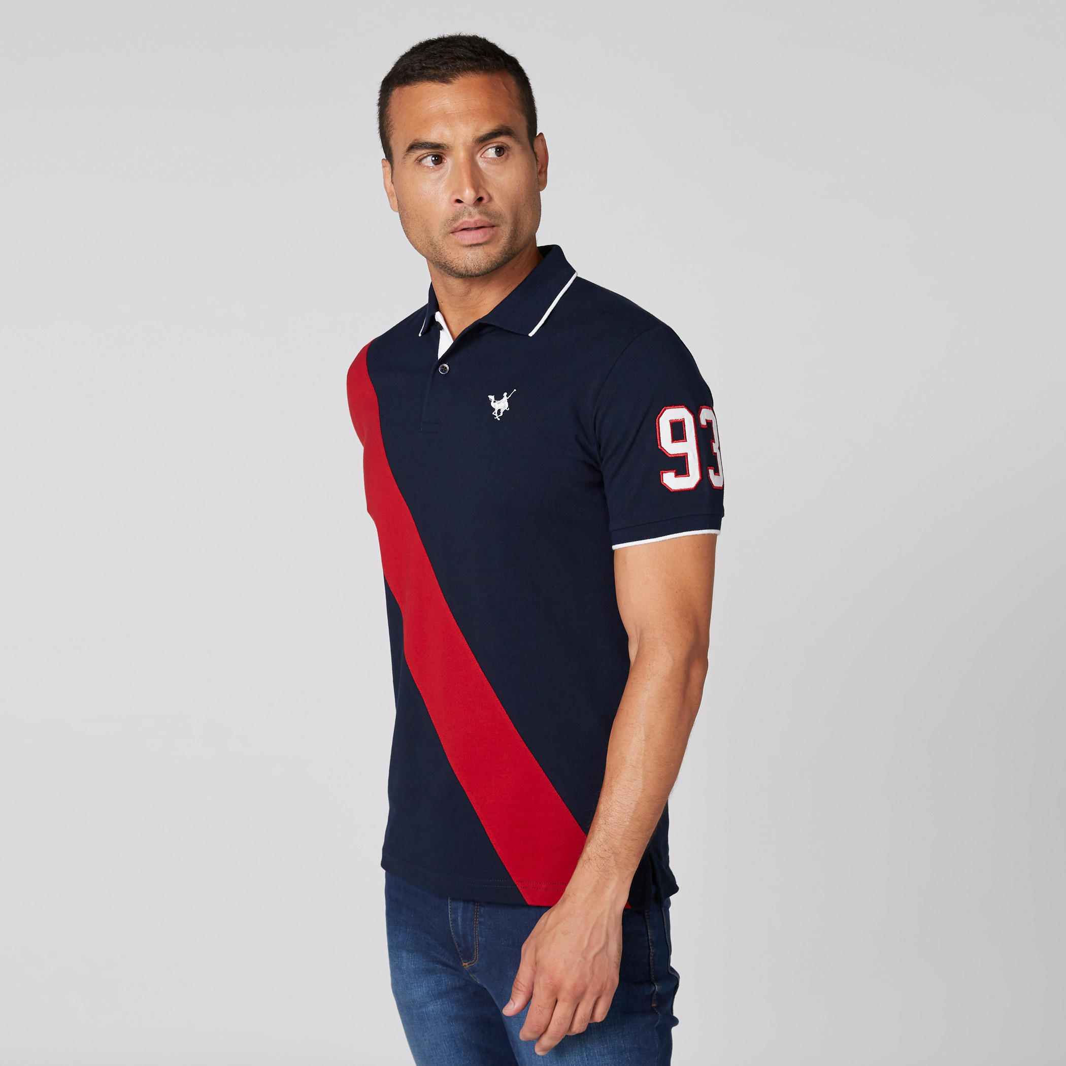 تيشيرت مطرّز بياقة بولو وأكمام قصيرة-men-clothing-tshirtsandpolos-polos-image-3