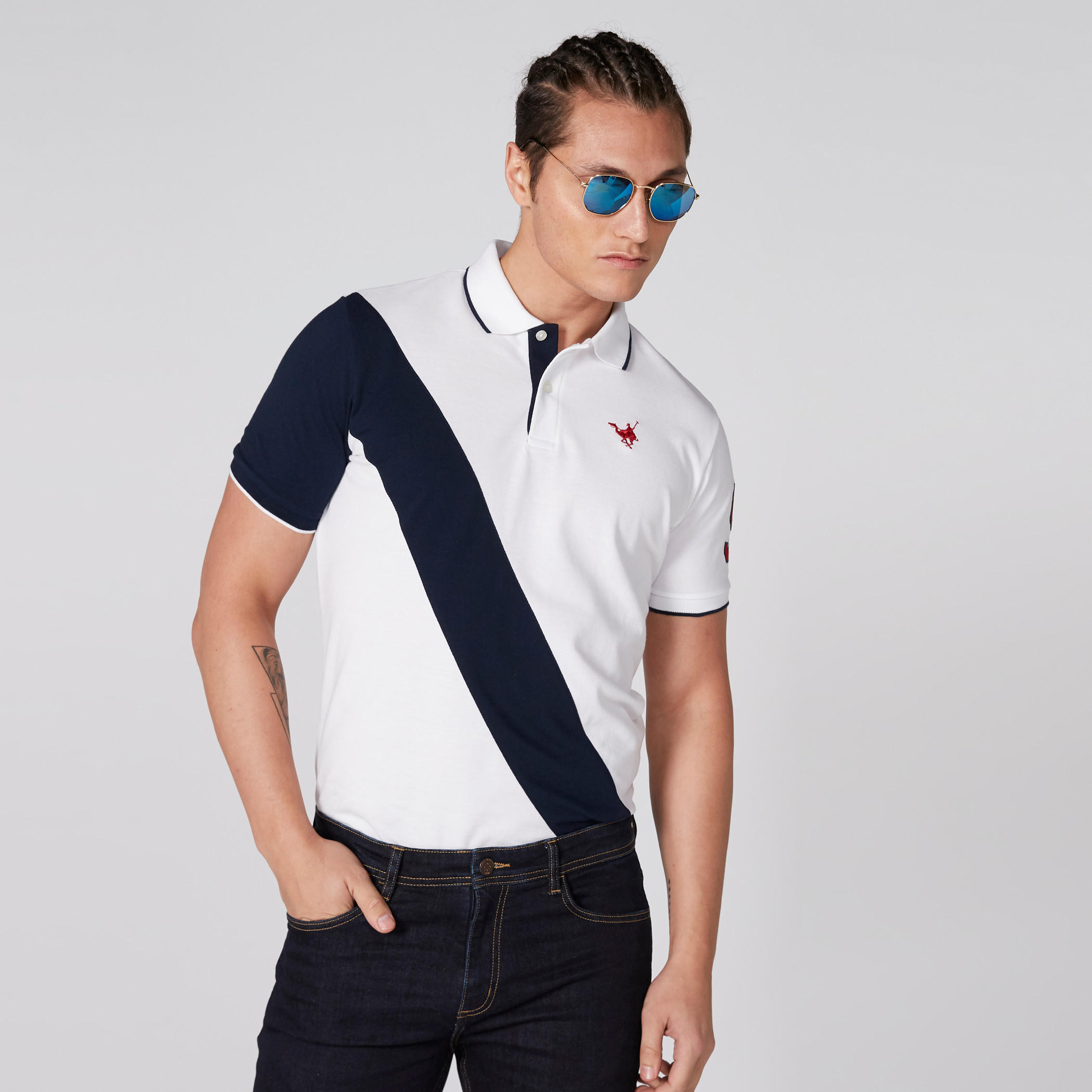 تيشيرت بياقة بولو وأكمام قصيرة-men-clothing-tshirtsandpolos-polos-image-1