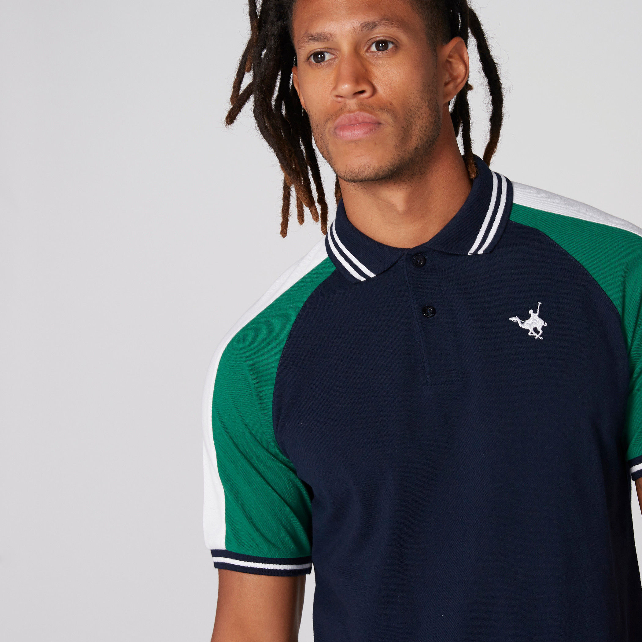 تيشيرت بياقة بولو وأكمام مغايرة-men-clothing-tshirtsandpolos-tshirts-image-4