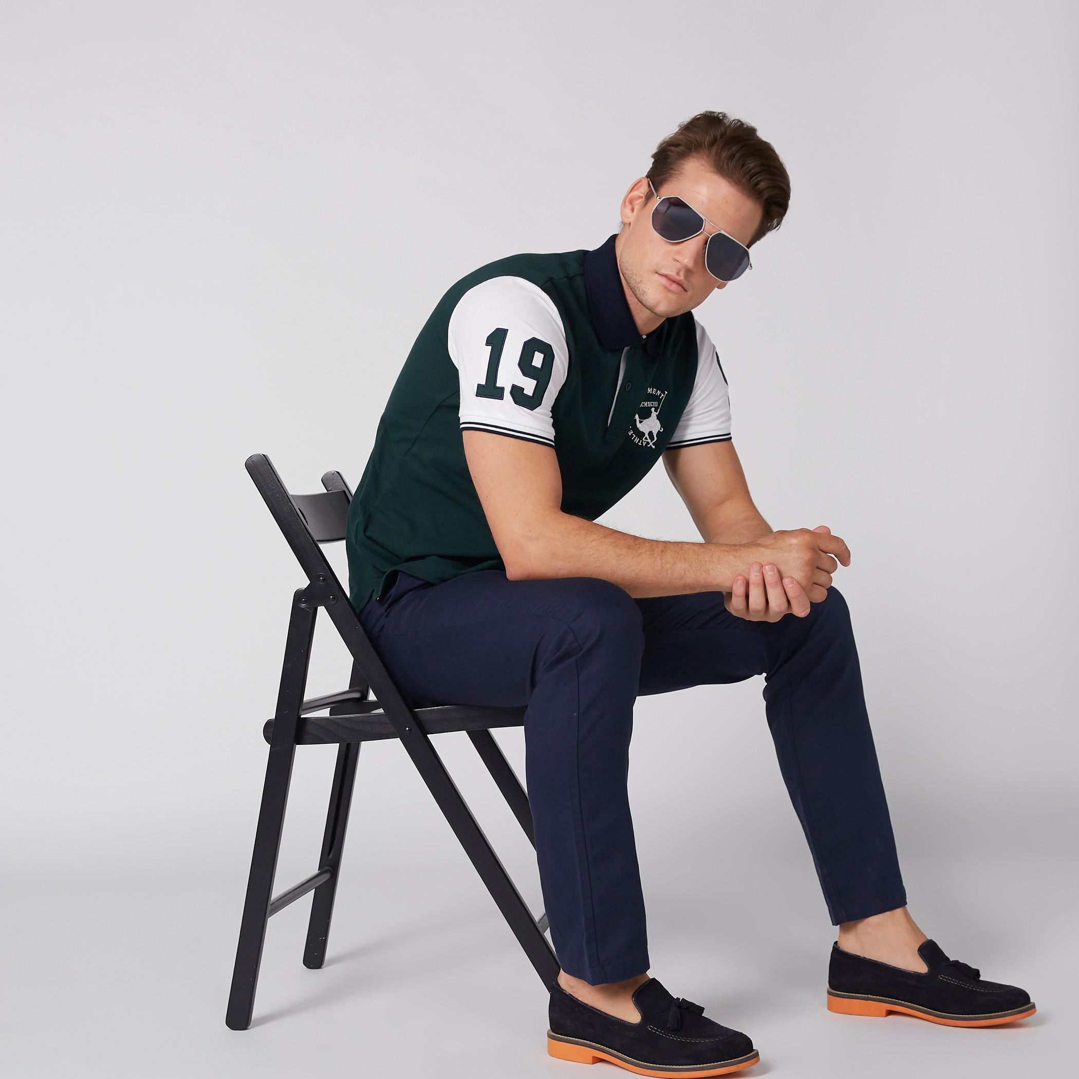 تيشيرت مطرّز بياقة بولو وأكمام قصيرة-men-clothing-tshirtsandpolos-polos-image-5