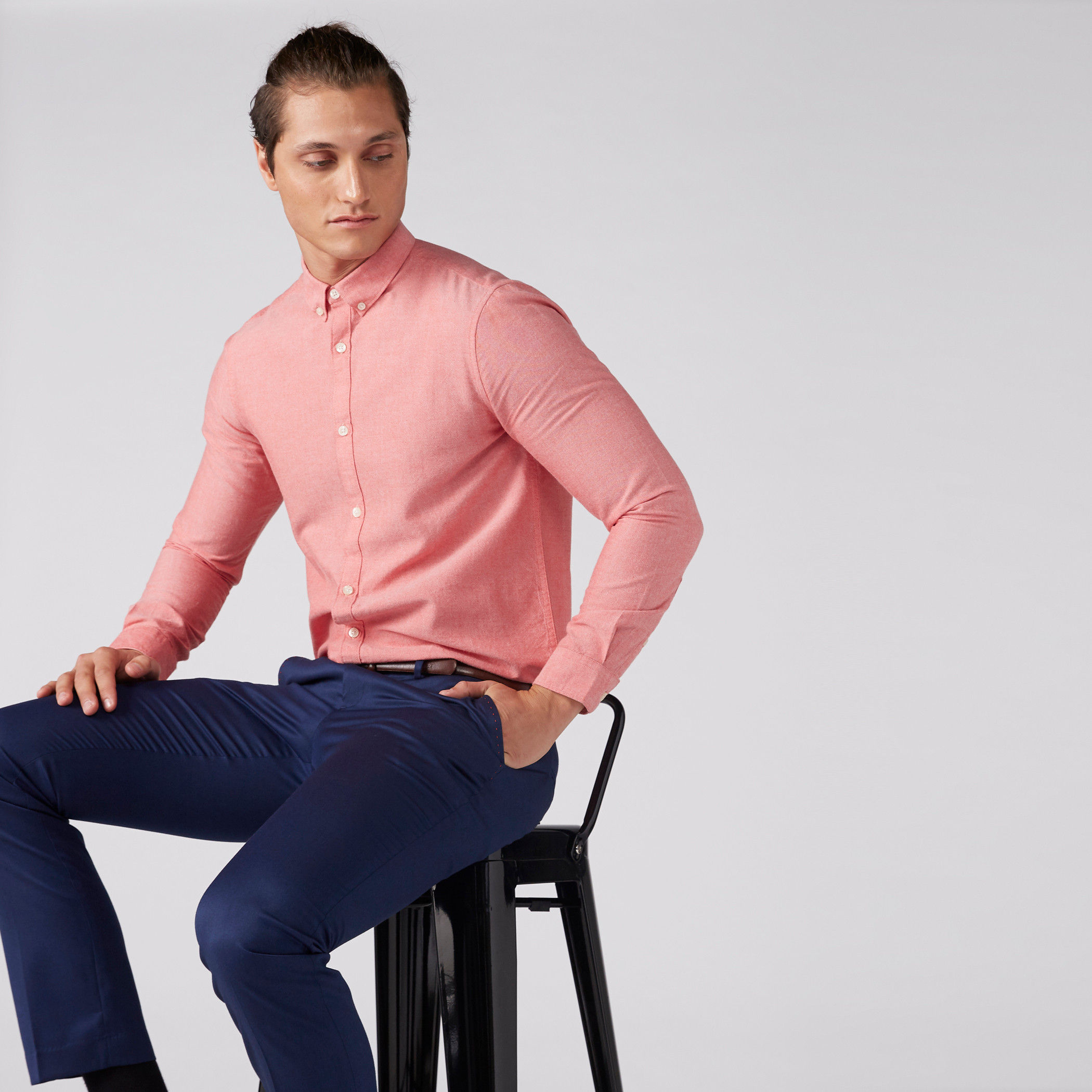 قميص بأكمام طويلة وأزرار-men-clothing-shirts-image-2
