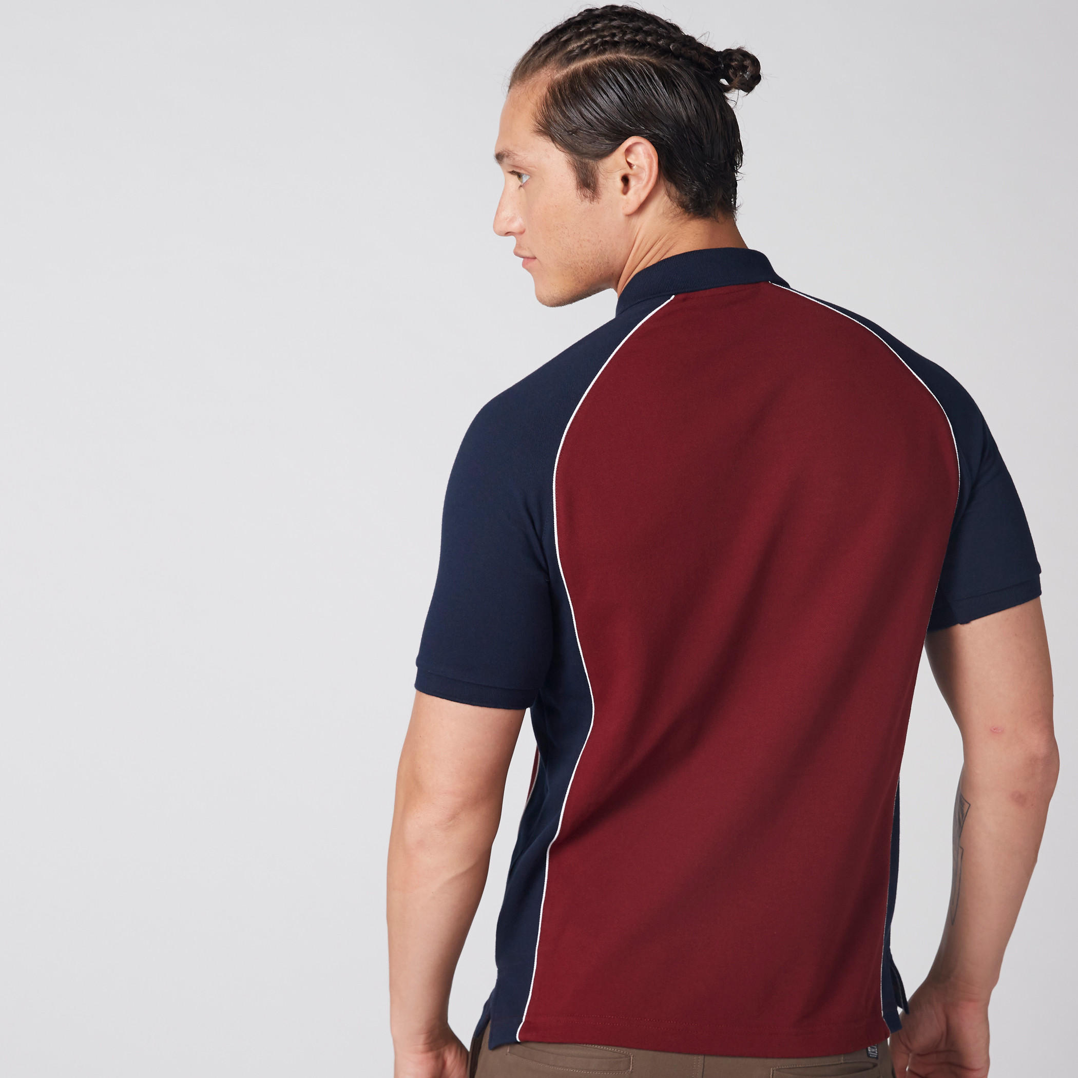 تيشيرت بياقة بولو وأكمام مغايرة-men-clothing-tshirtsandpolos-polos-image-2