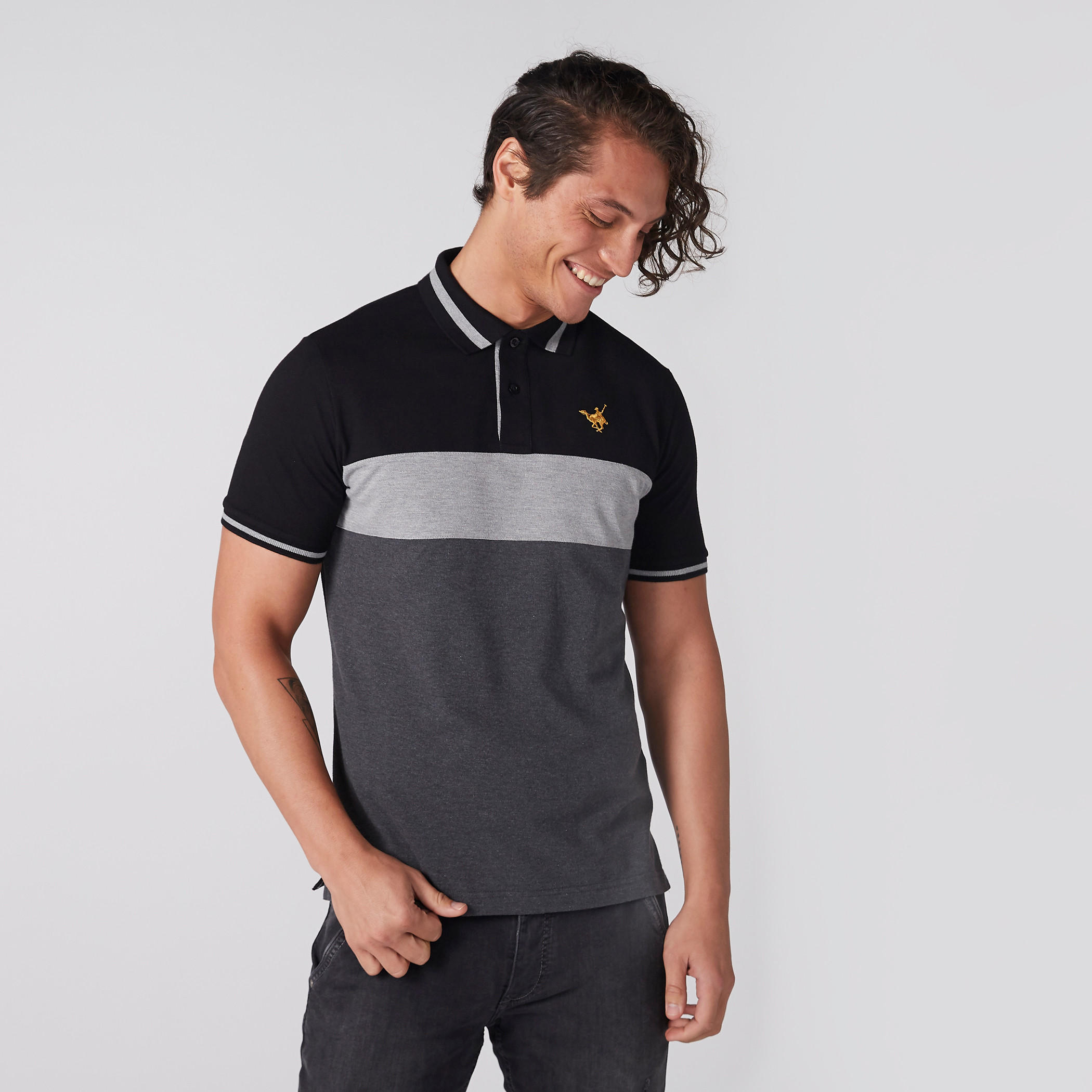 تيشيرت بياقة بولو وأكمام قصيرة-men-clothing-tshirtsandpolos-polos-image-1