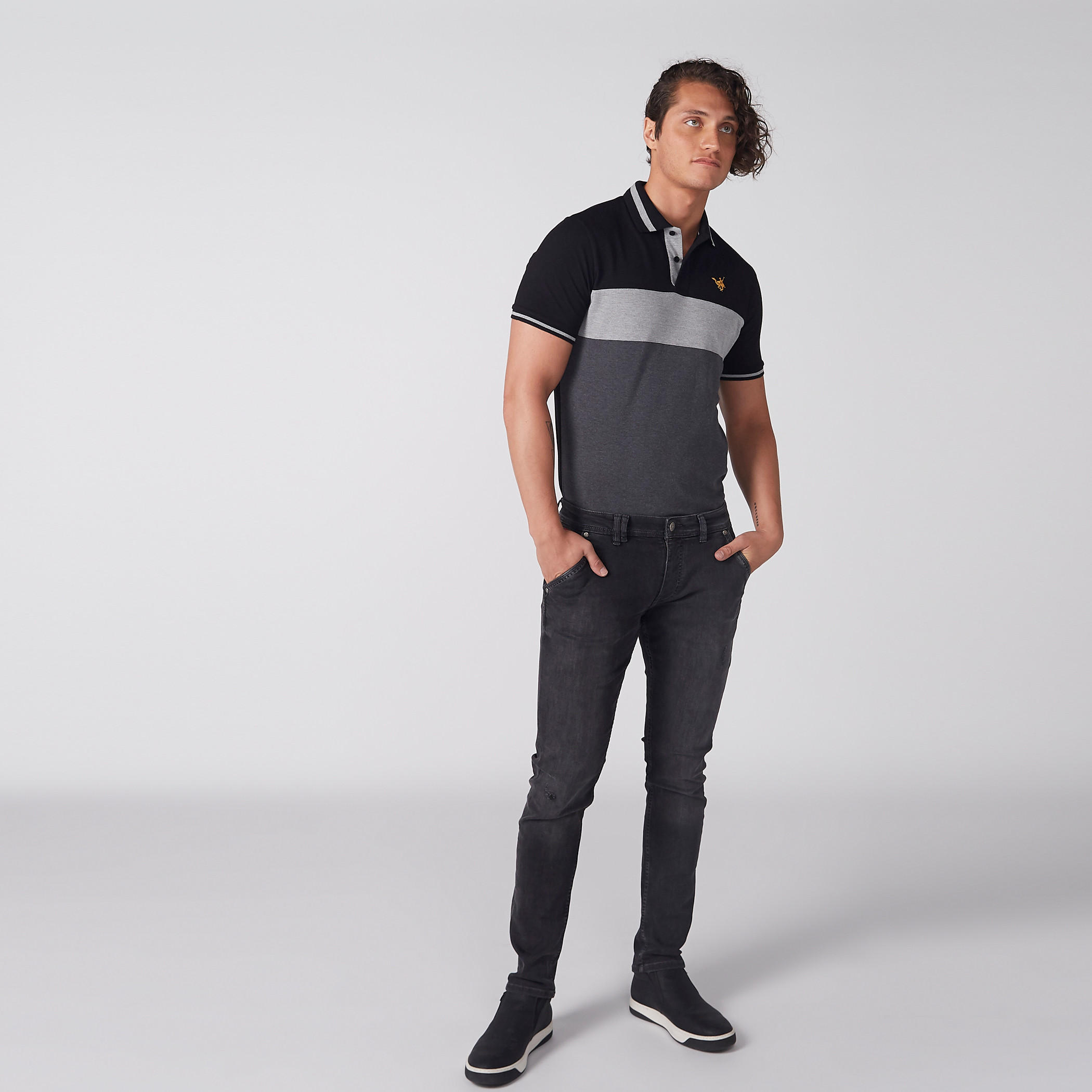 تيشيرت بياقة بولو وأكمام قصيرة-men-clothing-tshirtsandpolos-polos-image-3