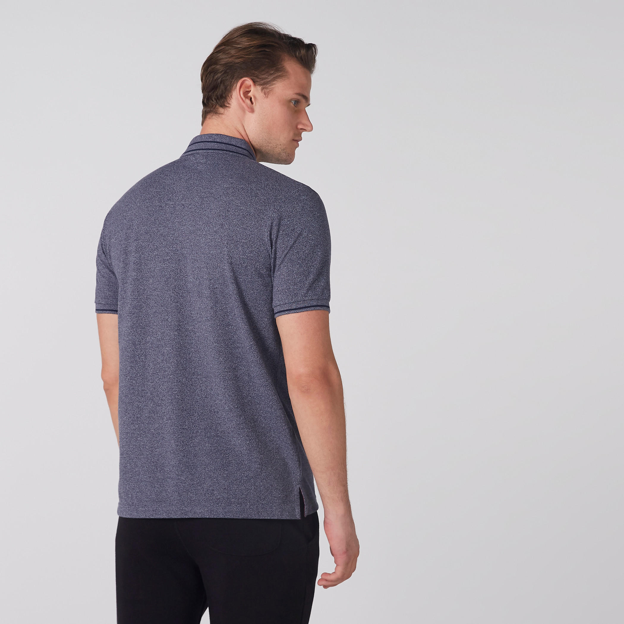 Polo Neck T-Shirt with Short Sleeves-men-clothing-tshirtsandpolos-polos-image-4