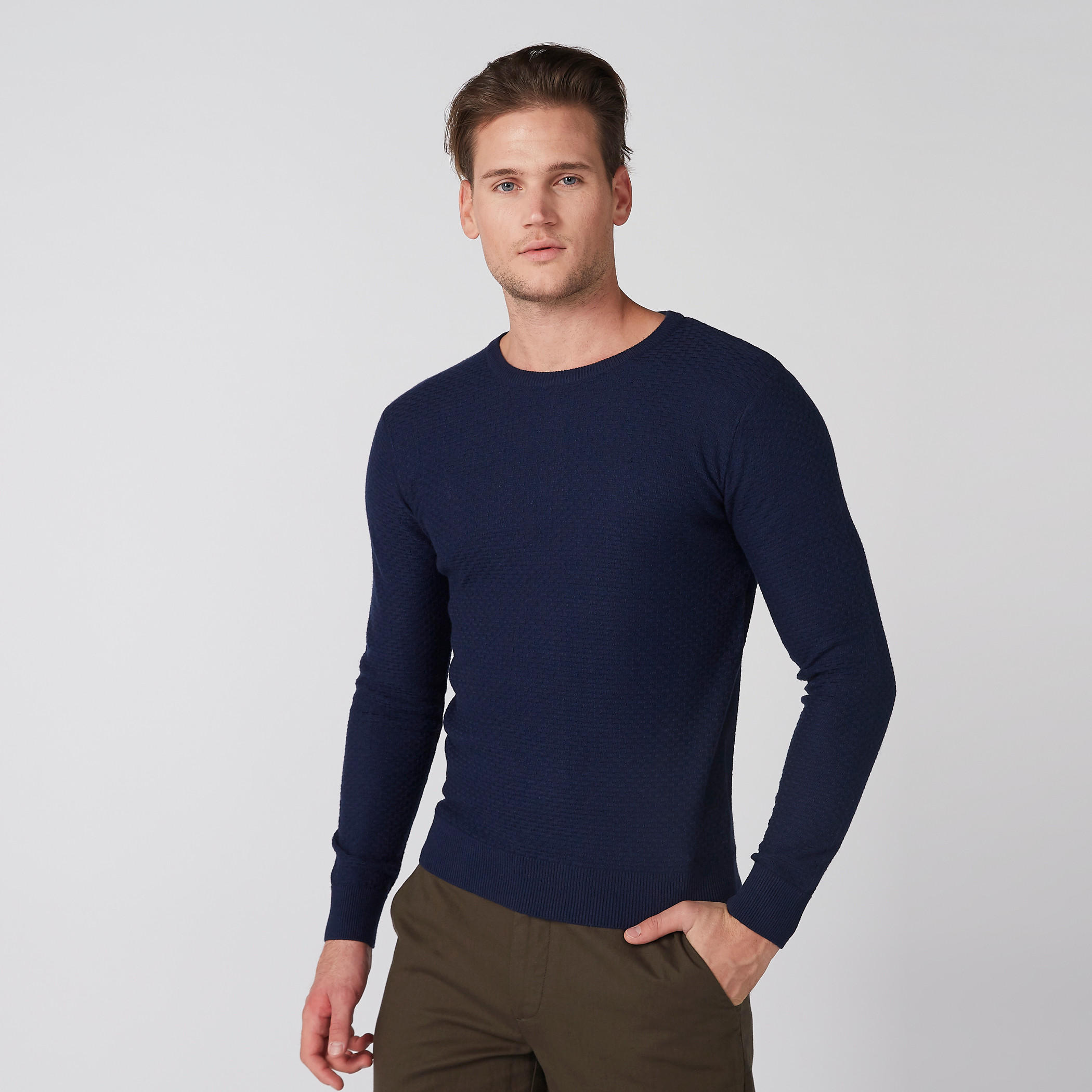 سويتر بياقة مستديرة وأكمام طويلة-men-clothing-sweatersandpullovers-image-1