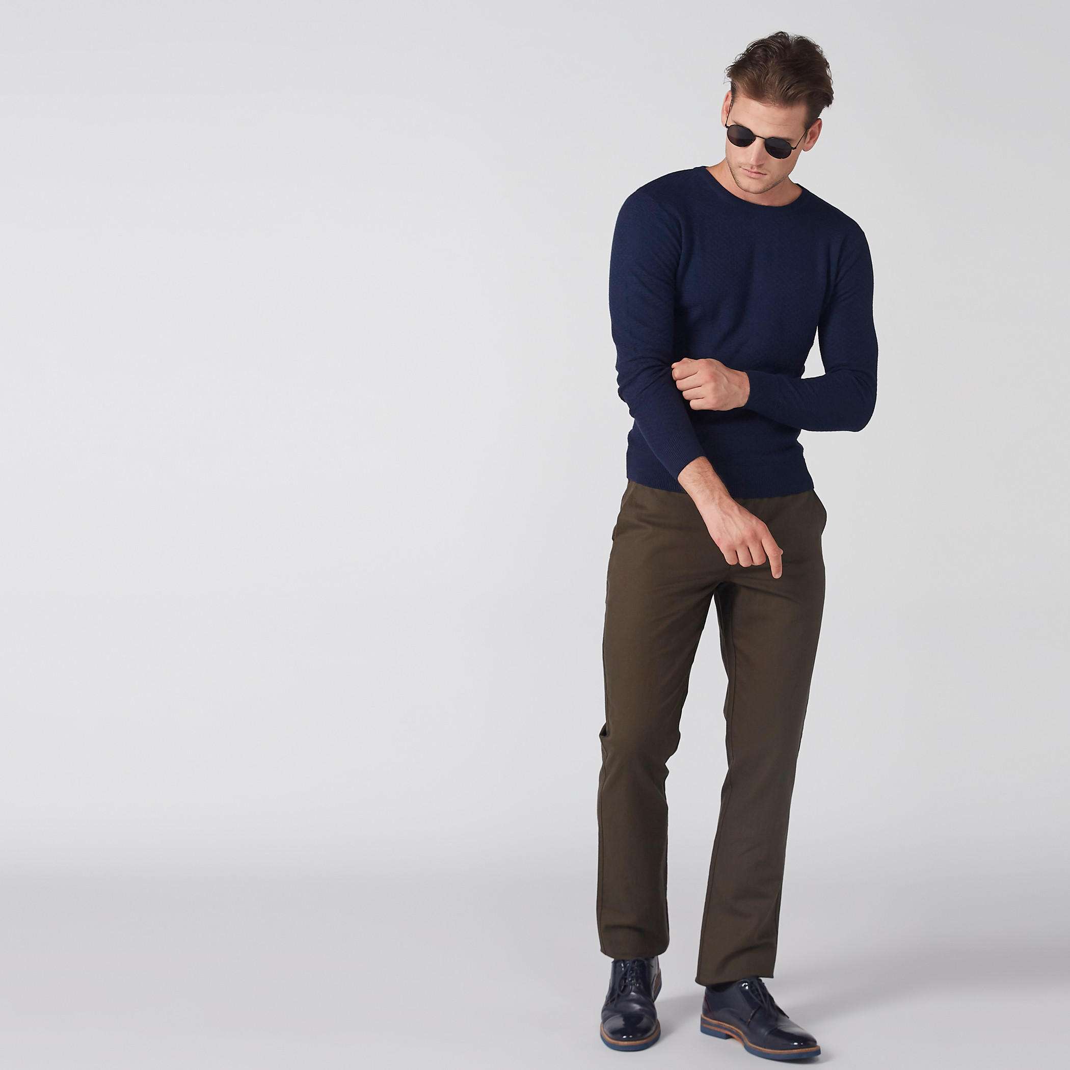 سويتر بياقة مستديرة وأكمام طويلة-men-clothing-sweatersandpullovers-image-2