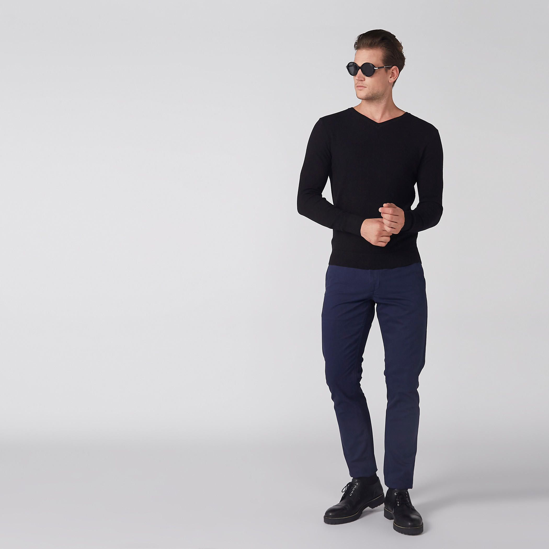 سويتر بياقة V وأكمام طويلة-men-clothing-sweatersandpullovers-image-3