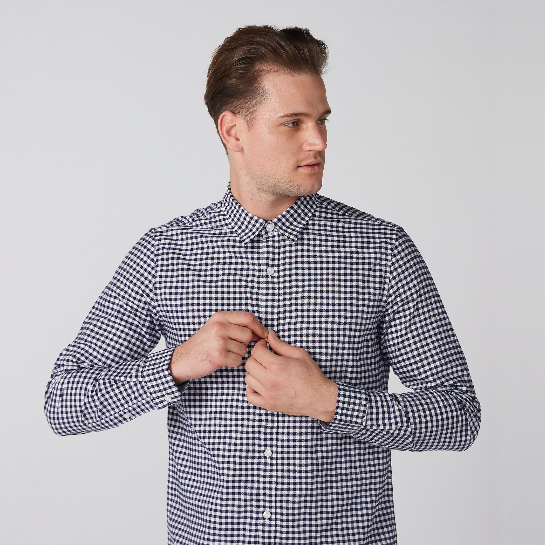 قميص كاروهات بأكمام طويلة وأزرار-men-clothing-shirts-image-3