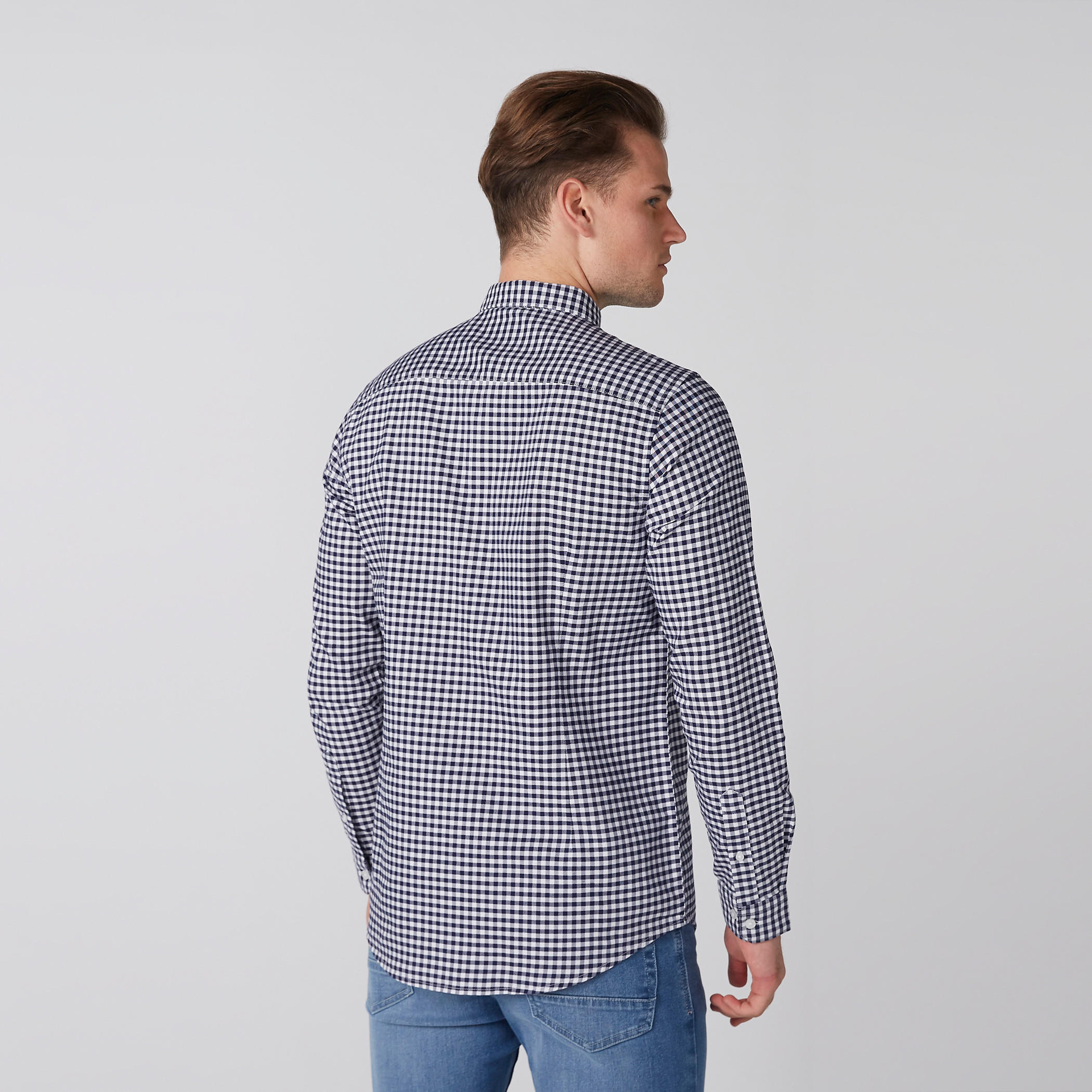 قميص كاروهات بأكمام طويلة وأزرار-men-clothing-shirts-image-4