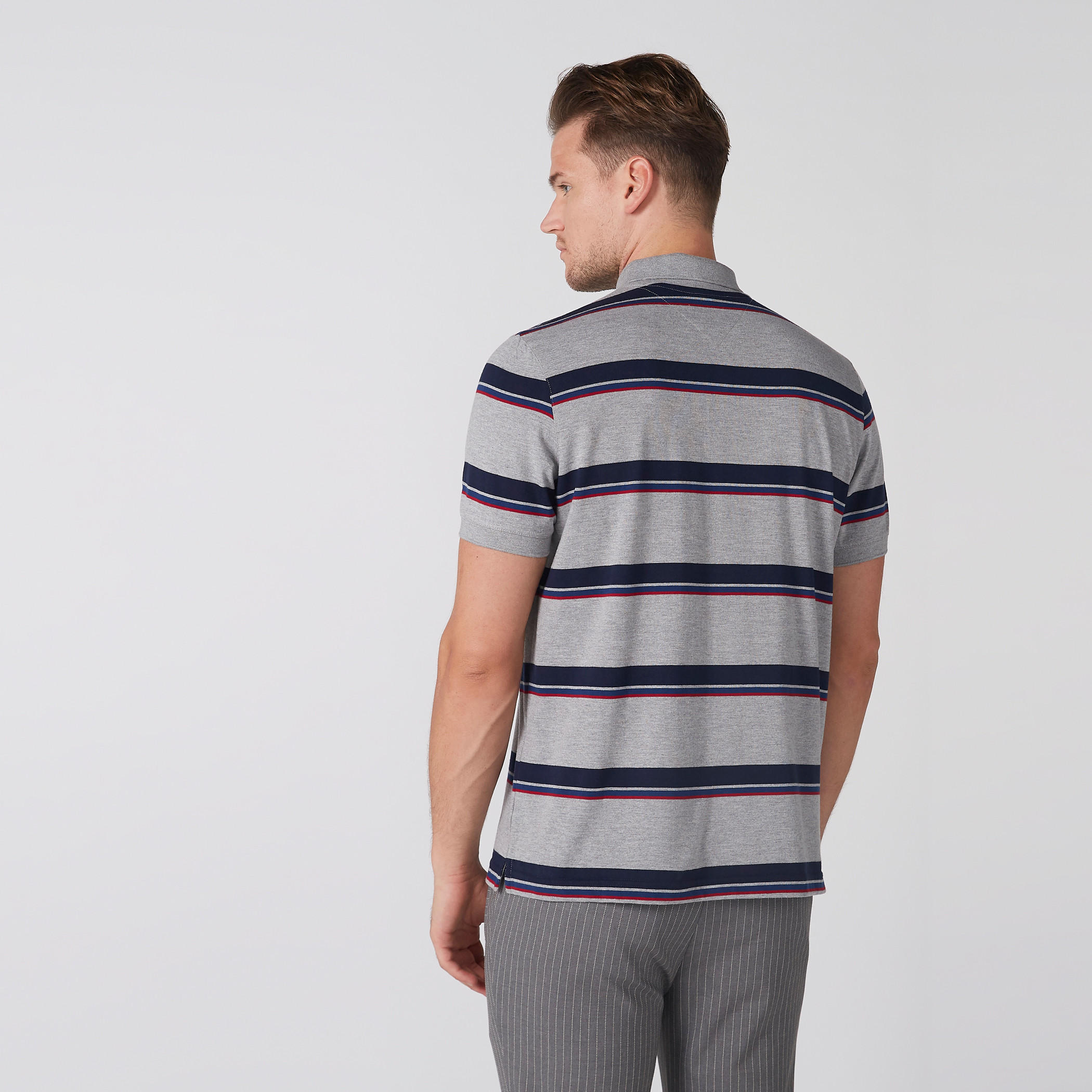 تيشيرت مقلّم بياقة بولو وأكمام قصيرة-men-clothing-tshirtsandpolos-polos-image-4