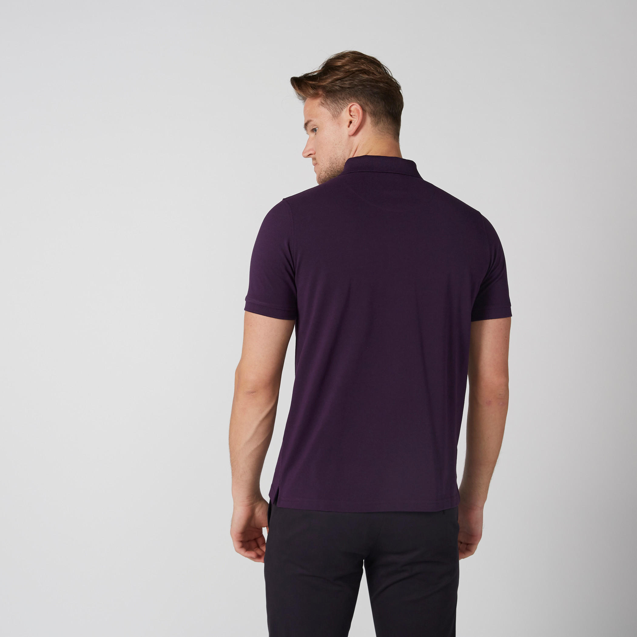 تيشيرت بياقة بولو وبأكمام قصيرة-men-clothing-tshirtsandpolos-polos-image-4