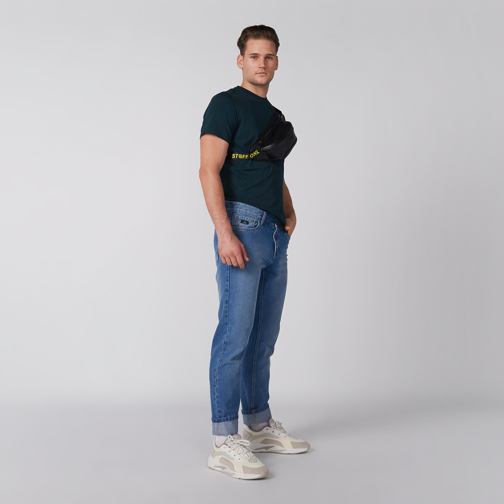 Crew Neck T-Shirt with Short Sleeves-men-clothing-tshirtsandpolos-tshirts-image-2
