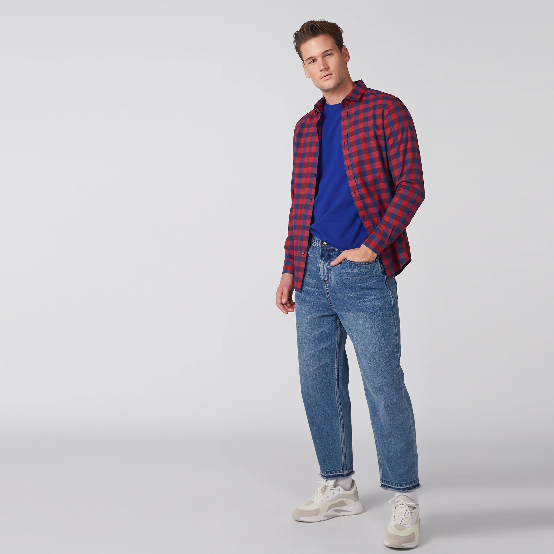 Crew Neck T-Shirt with Short Sleeves-men-clothing-tshirtsandpolos-tshirts-image-2