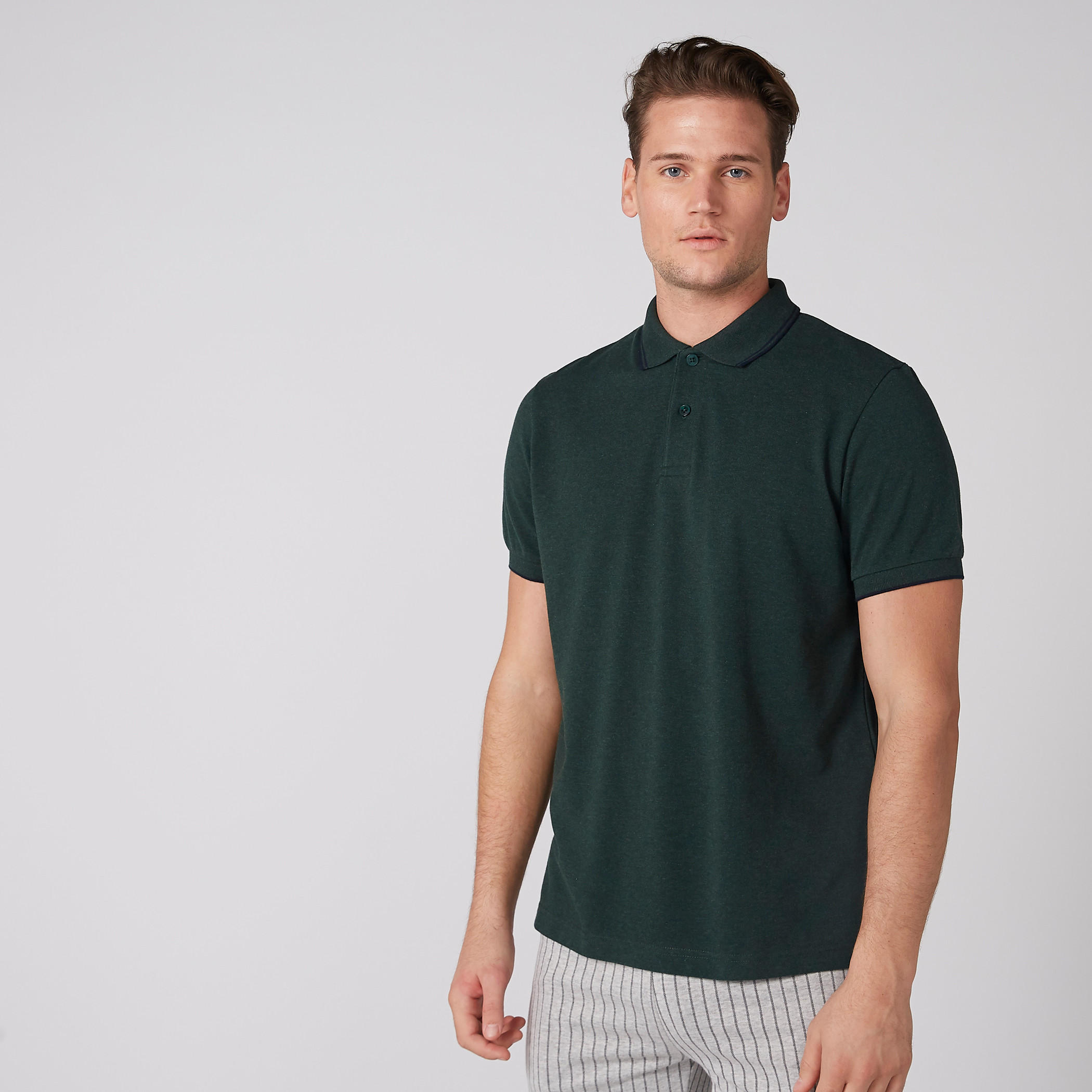 تيشيرت بياقة بولو وأكمام قصيرة-men-clothing-tshirtsandpolos-polos-image-2