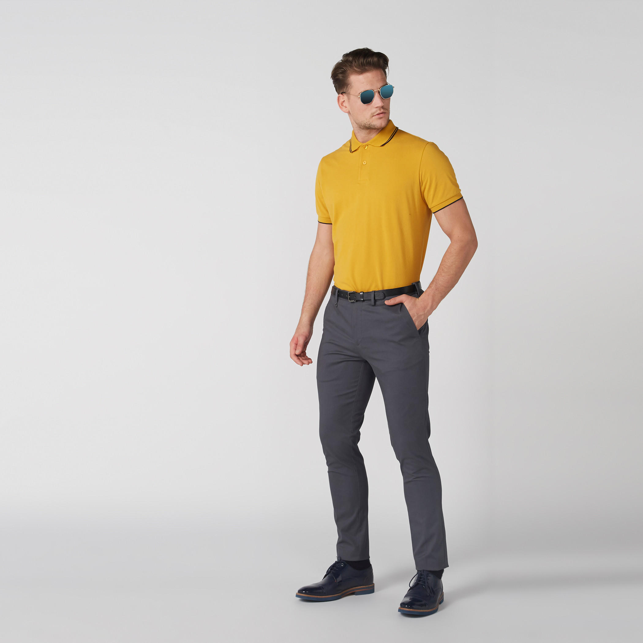 تيشيرت بياقة بولو وأكمام قصيرة-men-clothing-tshirtsandpolos-polos-image-3