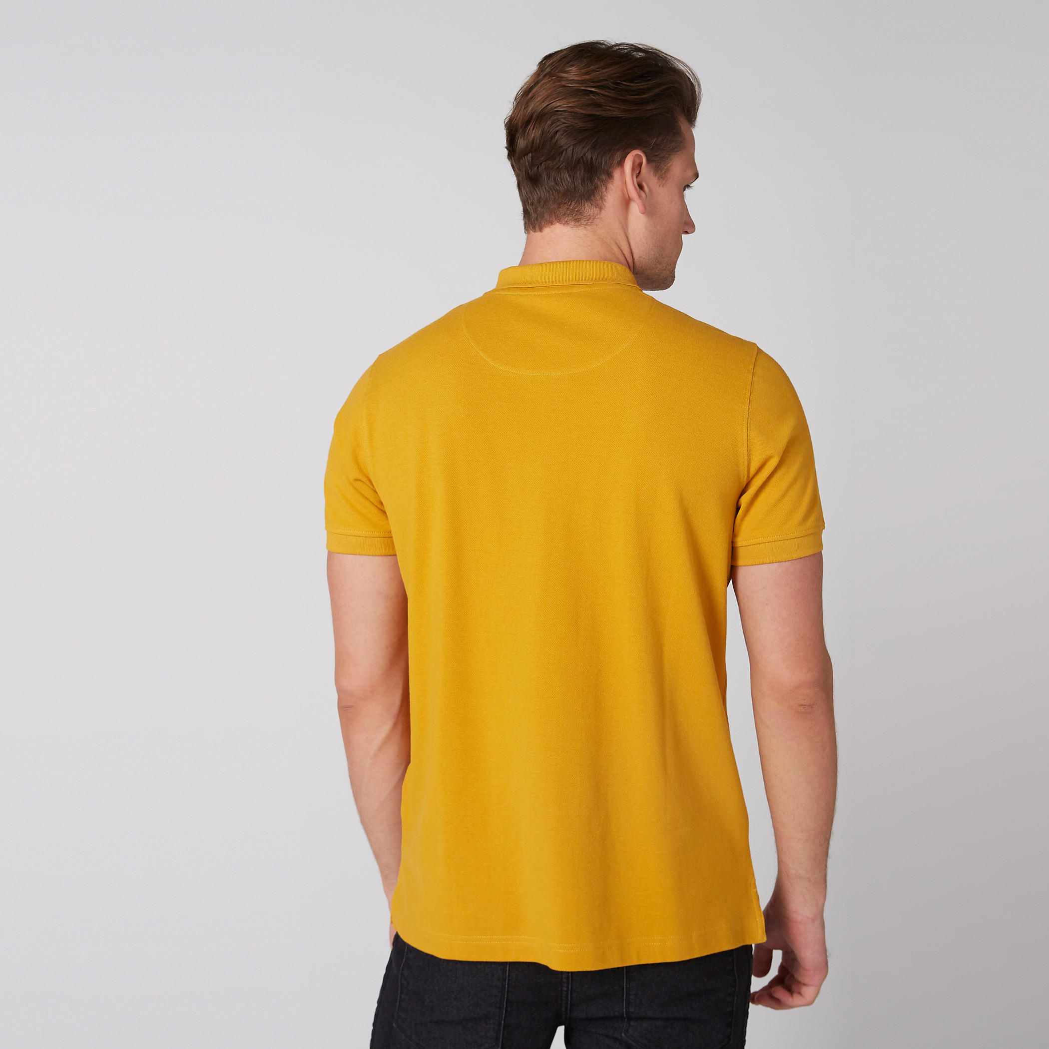 Polo Neck T-Shirt with Short Sleeves-men-clothing-tshirtsandpolos-polos-image-3