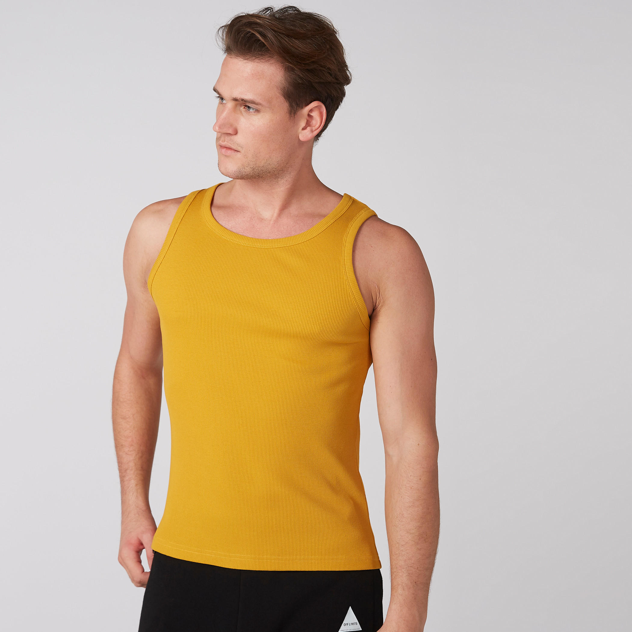 Ribbed T-Shirt with Scoop Neck-men-clothing-tshirtsandpolos-vests-image-1