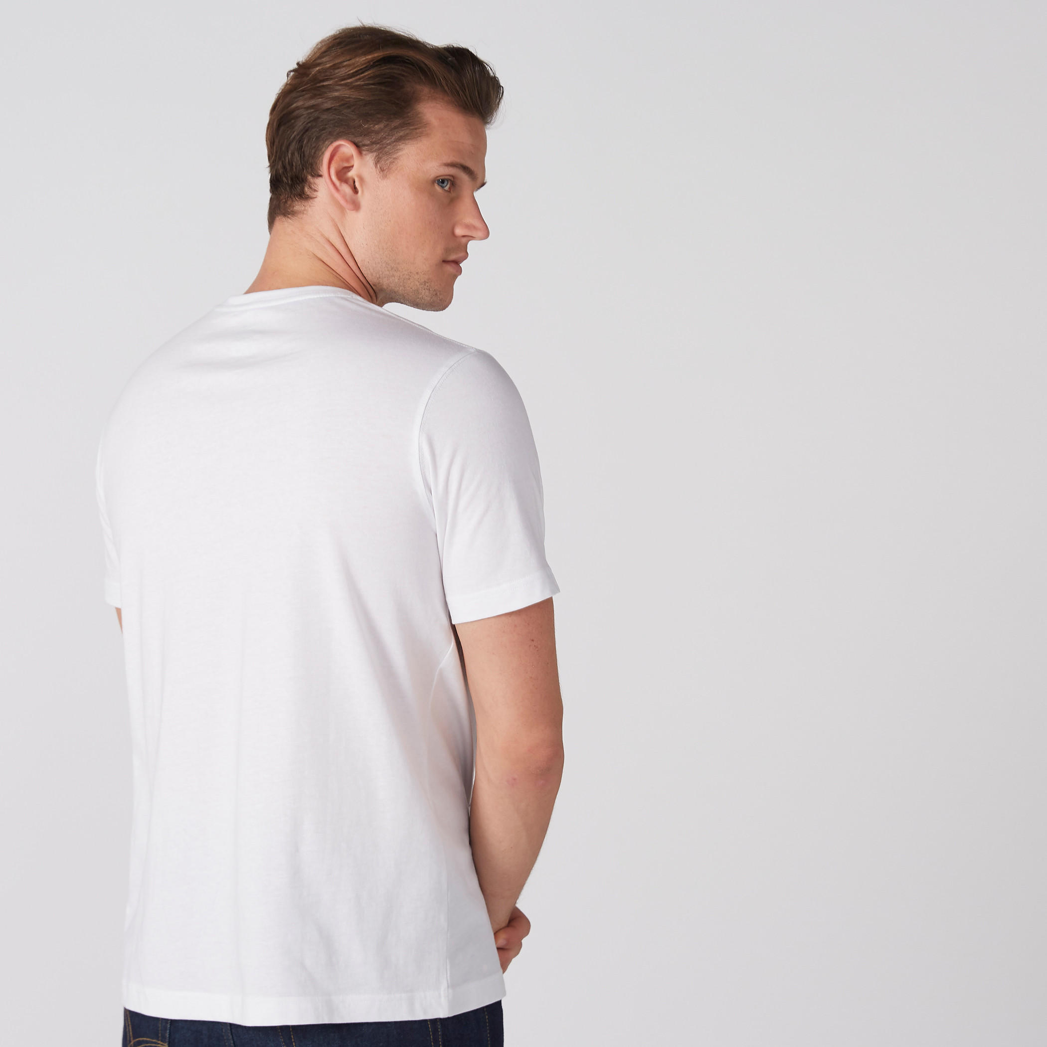 Printed T-Shirt with Crew Neck and Short Sleeves-men-clothing-tshirtsandpolos-tshirts-image-3