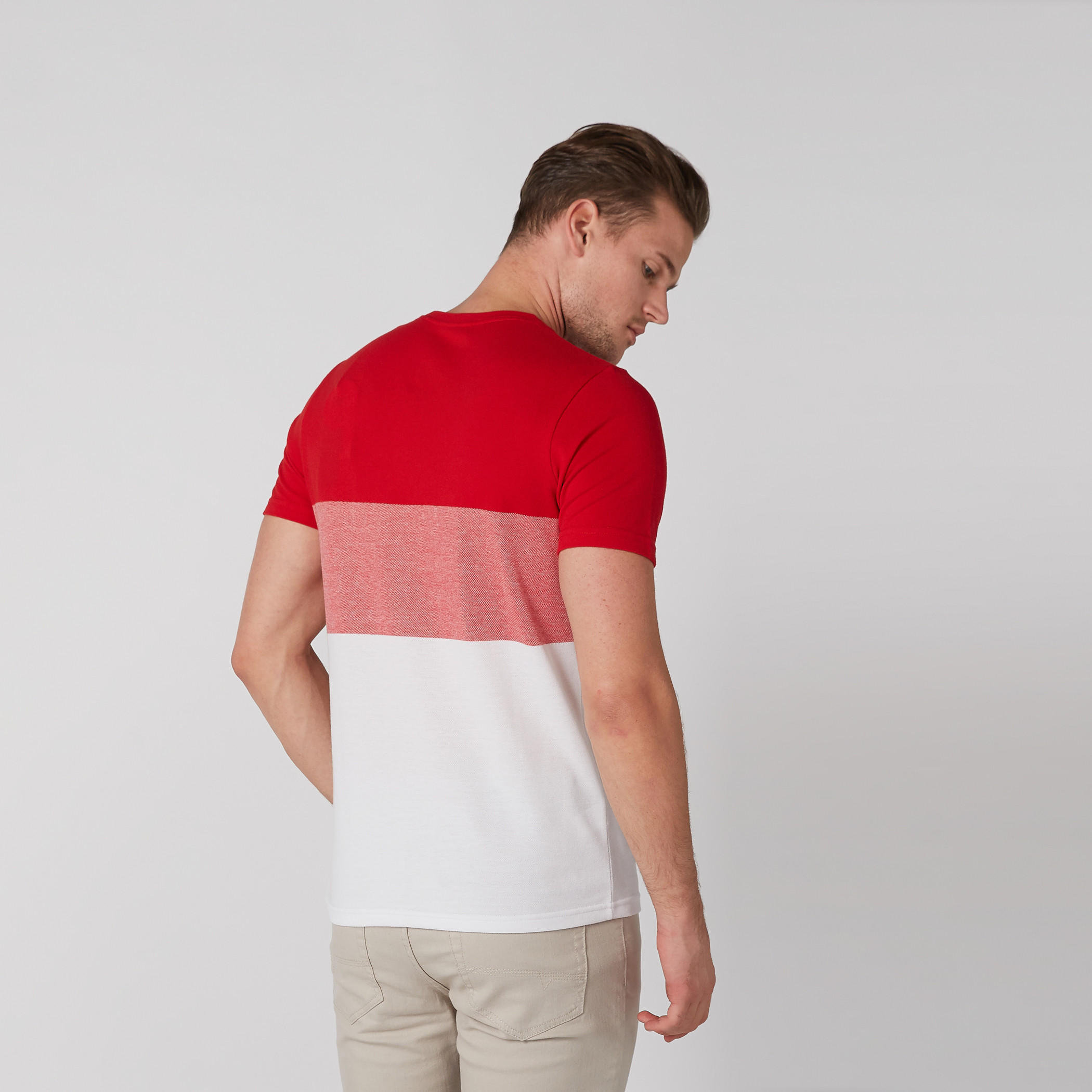 تيشيرت بياقة مستديرة وأكمام قصيرة-men-clothing-tshirtsandpolos-tshirts-image-3