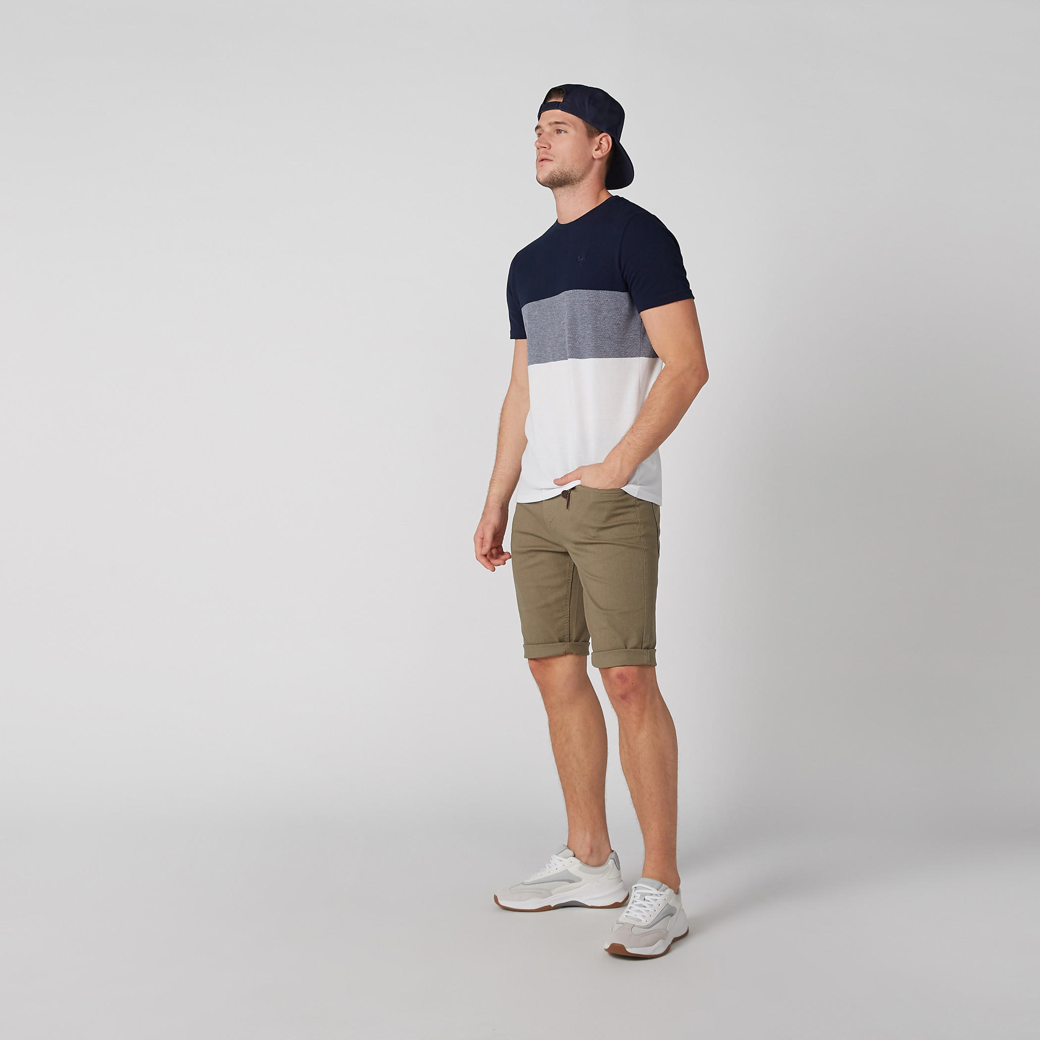 Round Neck T-Shirt with Short Sleeves-men-clothing-tshirtsandpolos-tshirts-image-1
