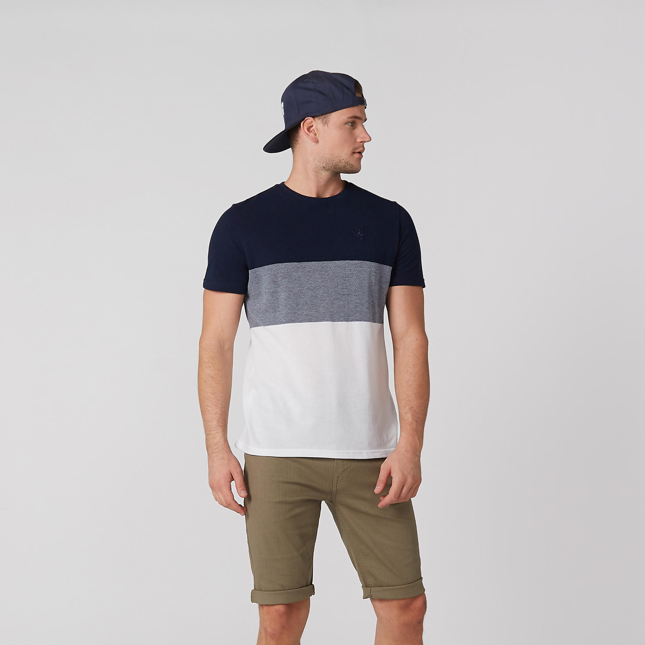 Round Neck T-Shirt with Short Sleeves-men-clothing-tshirtsandpolos-tshirts-image-2