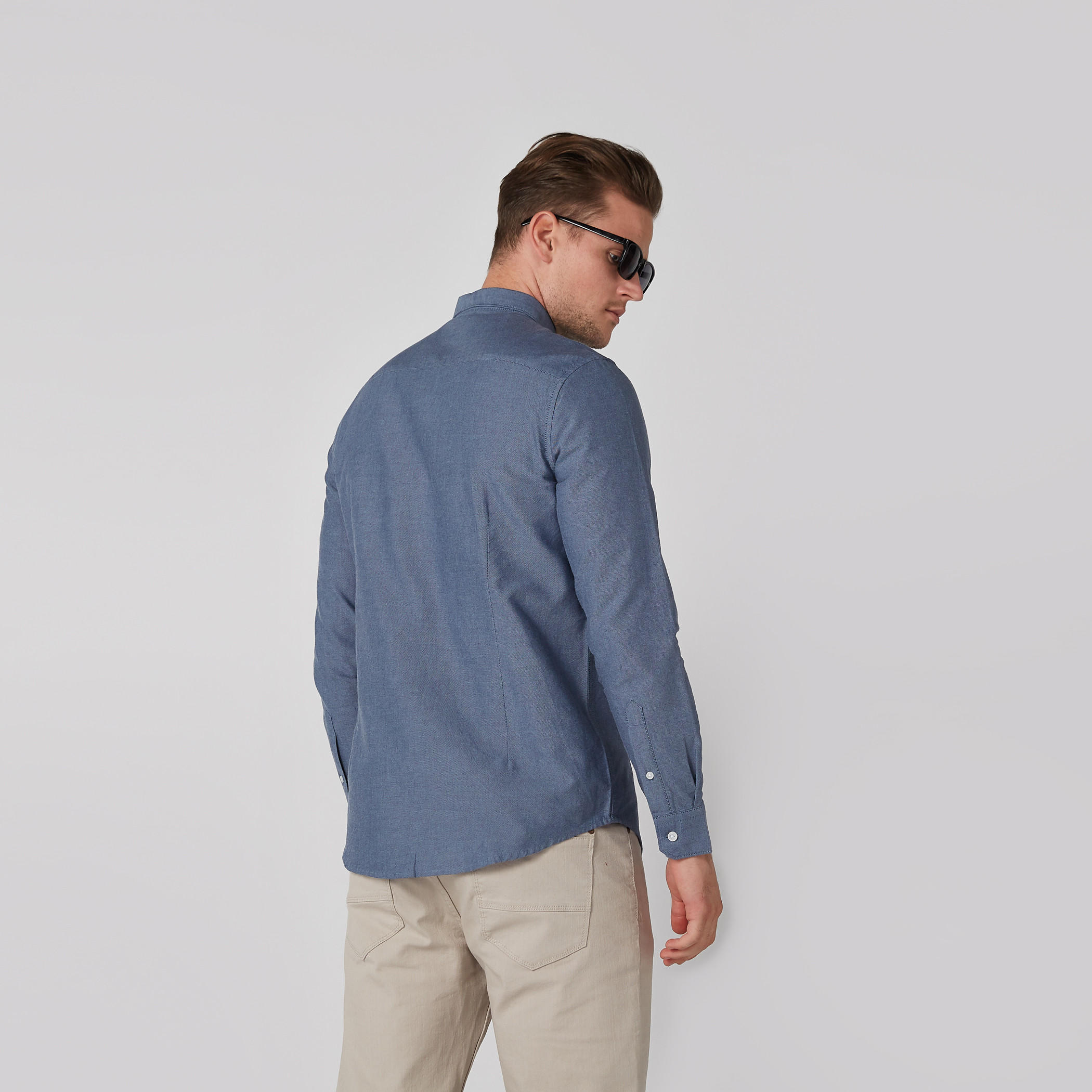 قميص سليم فيت بأكمام طويلة وأزرار-men-clothing-shirts-image-4
