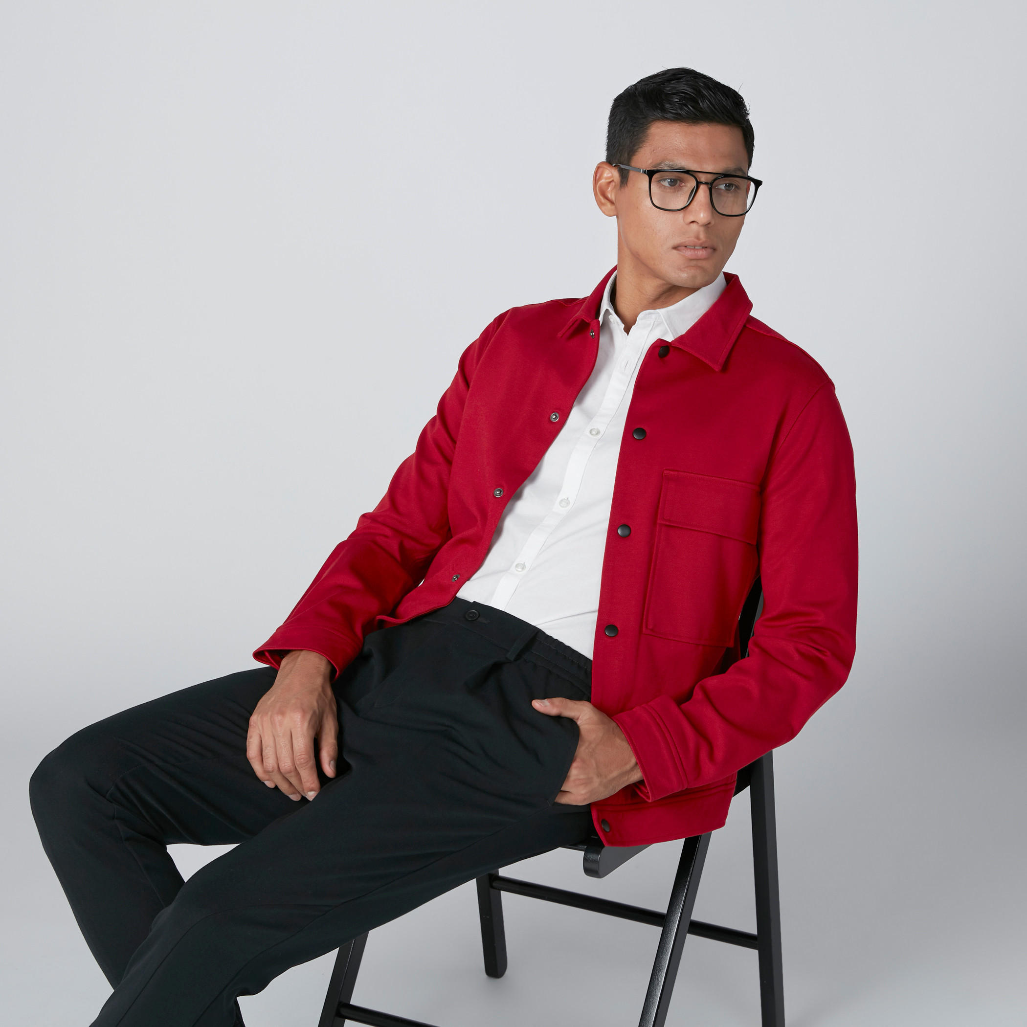 Short Sleeves Shirt with Complete Placket-men-clothing-shirts-image-3