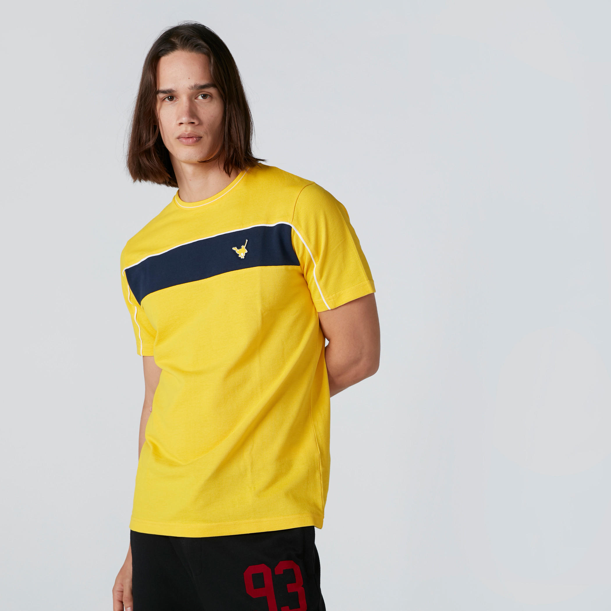 تيشيرت بياقة دائرية وأكمام قصيرة-men-clothing-tshirtsandpolos-tshirts-image-1