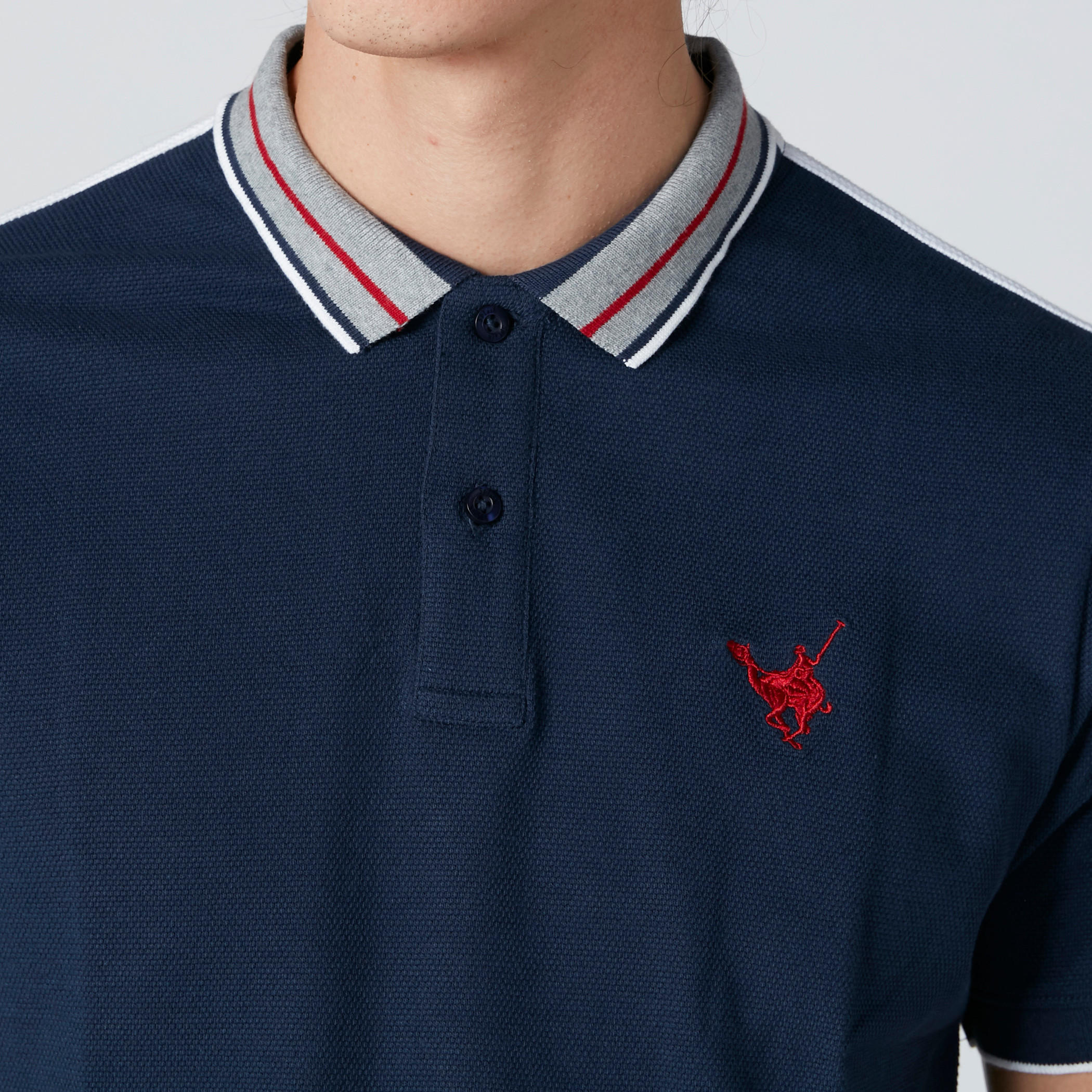 تيشيرت بولو بأكمام قصيرة وتطريز-men-clothing-tshirtsandpolos-polos-image-4