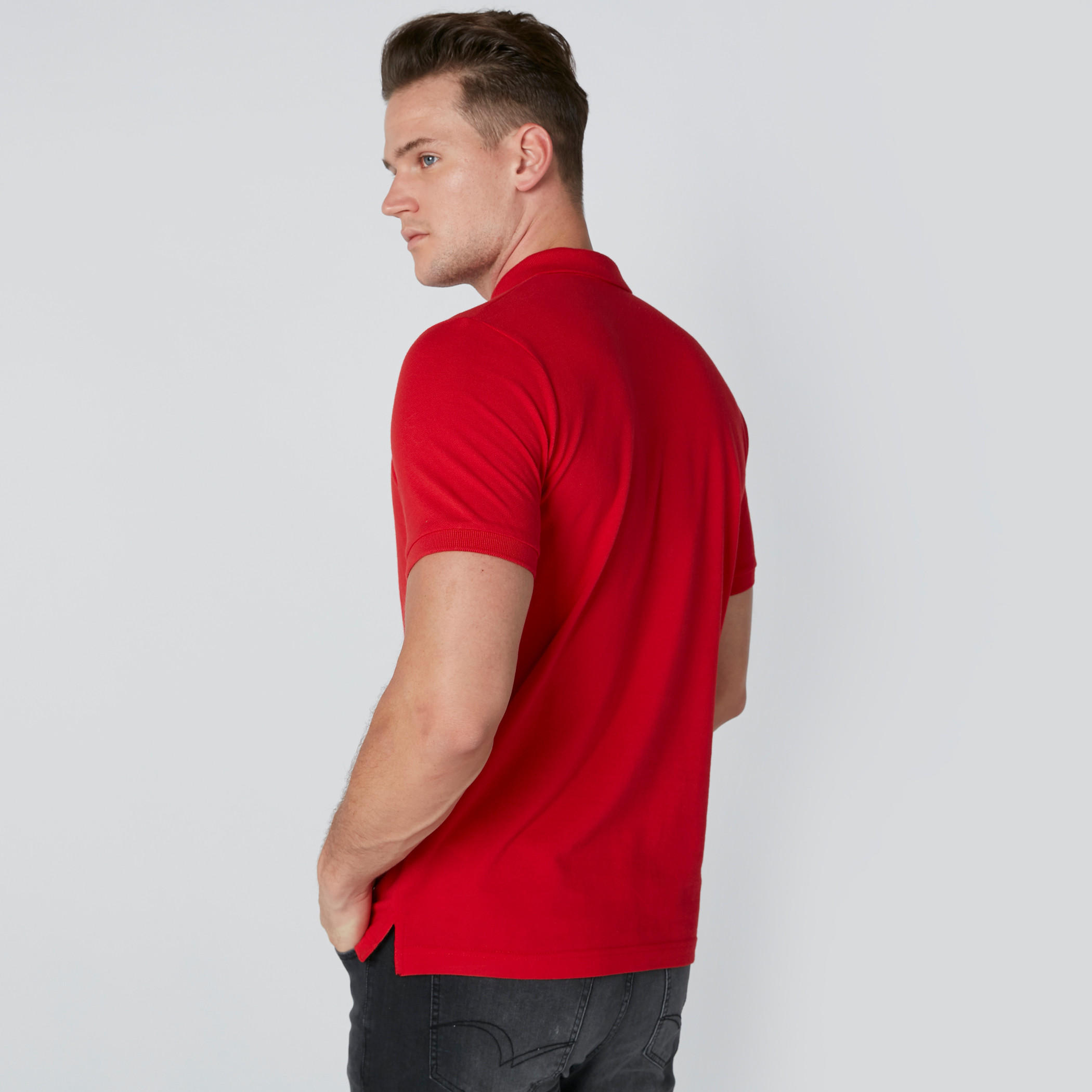 تيشيرت بياقة بولو وأكمام قصيرة بقصة اعتيادية-men-clothing-tshirtsandpolos-polos-image-2