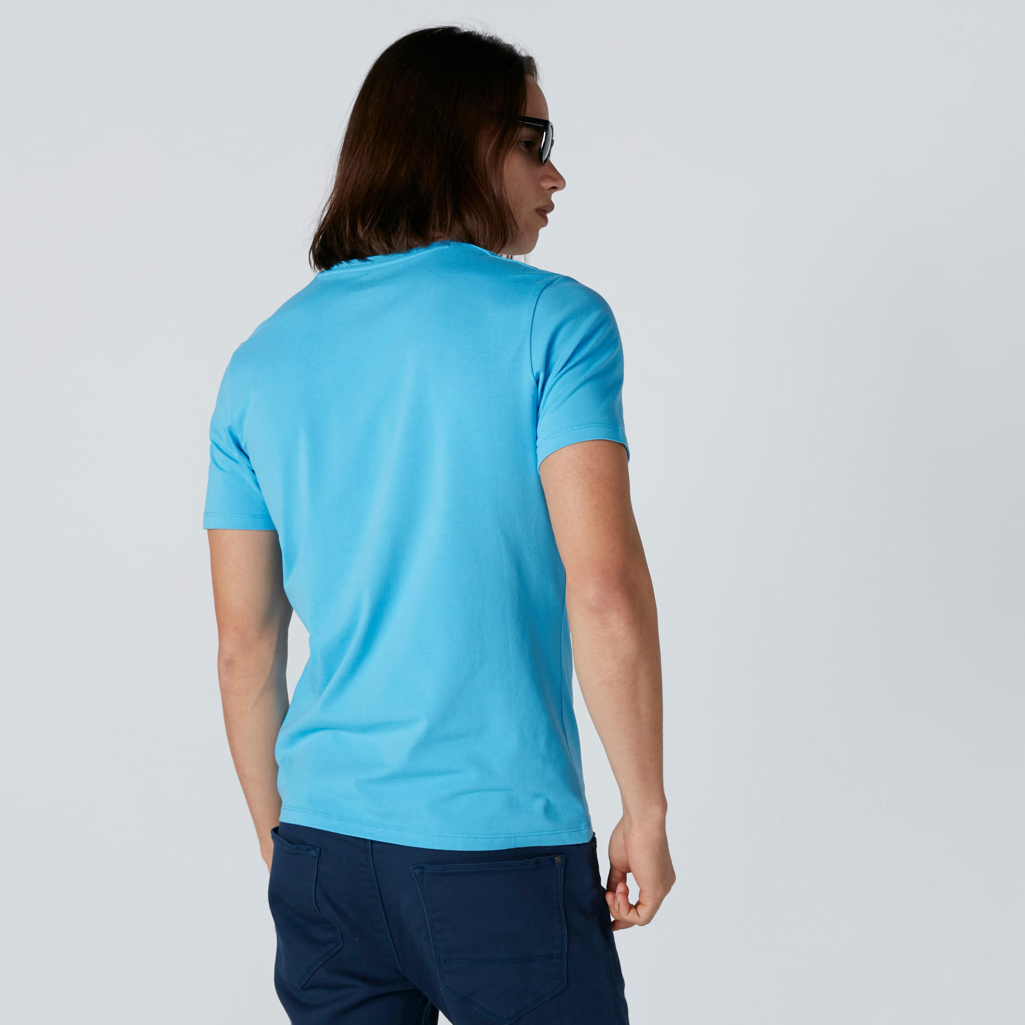 V-Neck T-Shirt with Short Sleeves-men-clothing-tshirtsandpolos-tshirts-image-2