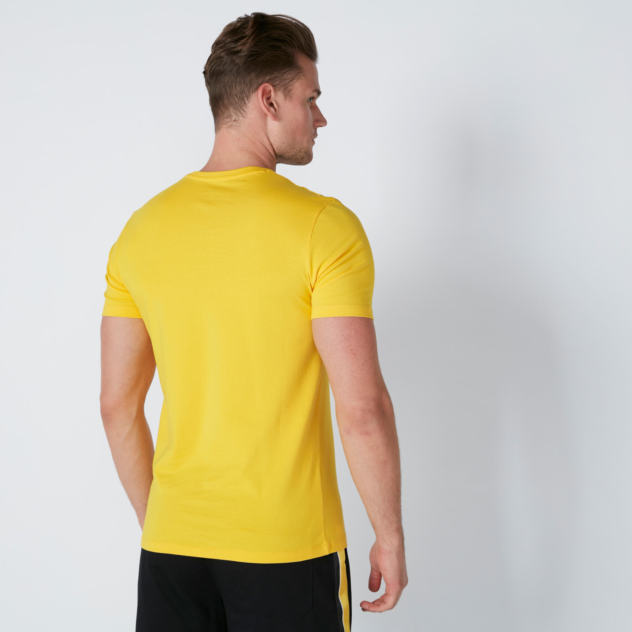 V-Neck T-Shirt with Short Sleeves-men-clothing-tshirtsandpolos-tshirts-image-2