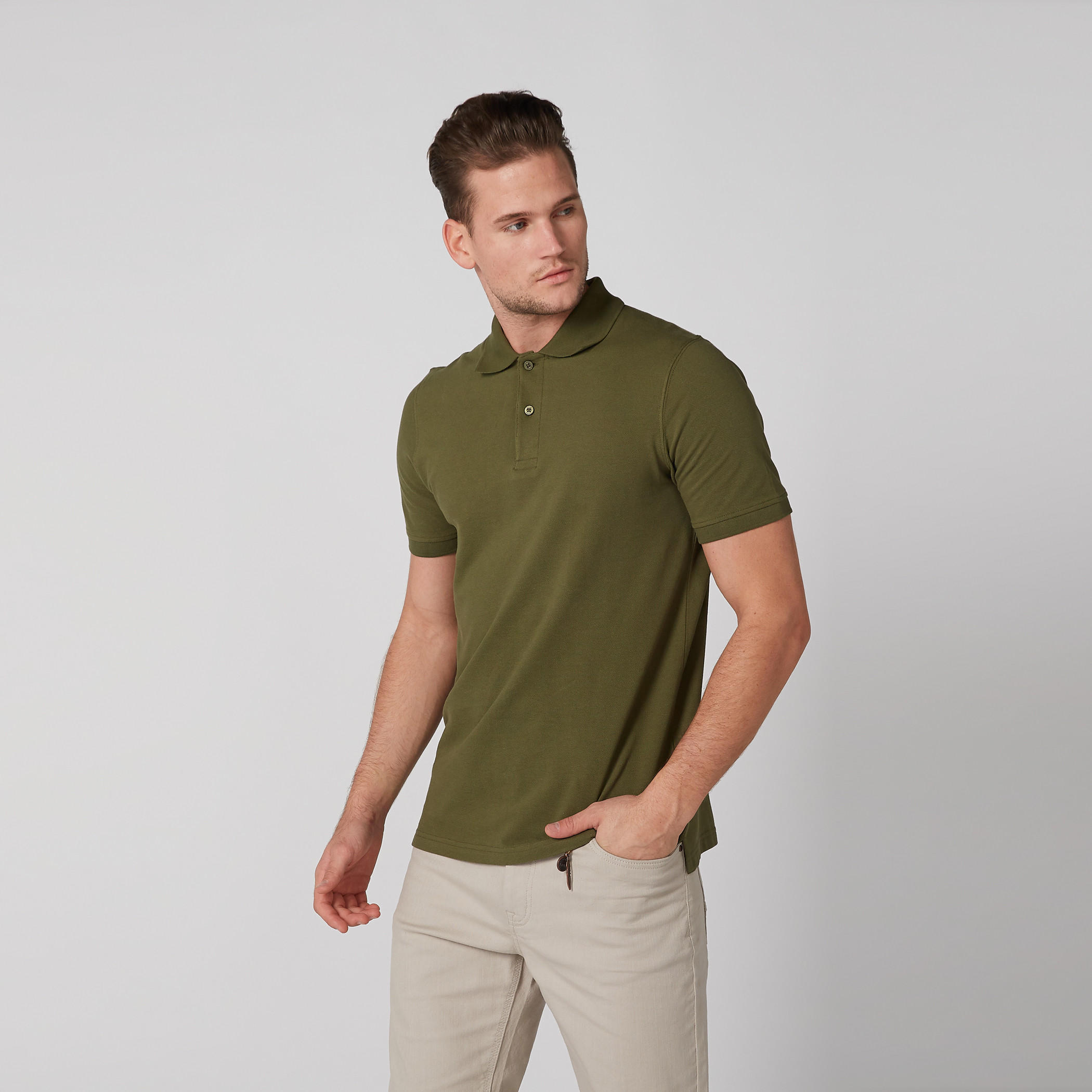 تيشيرت بياقة بولو وأكمام قصيرة-men-clothing-tshirtsandpolos-polos-image-2