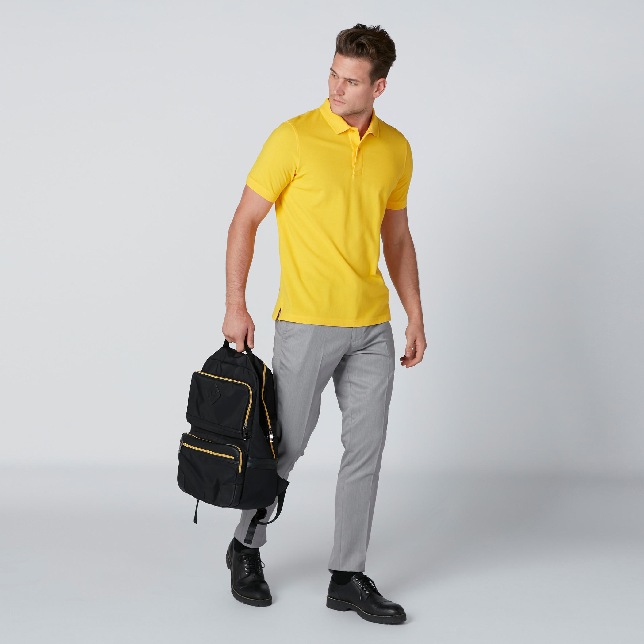 تيشيرت بياقة بولو وأكمام قصيرة-men-clothing-tshirtsandpolos-polos-image-1